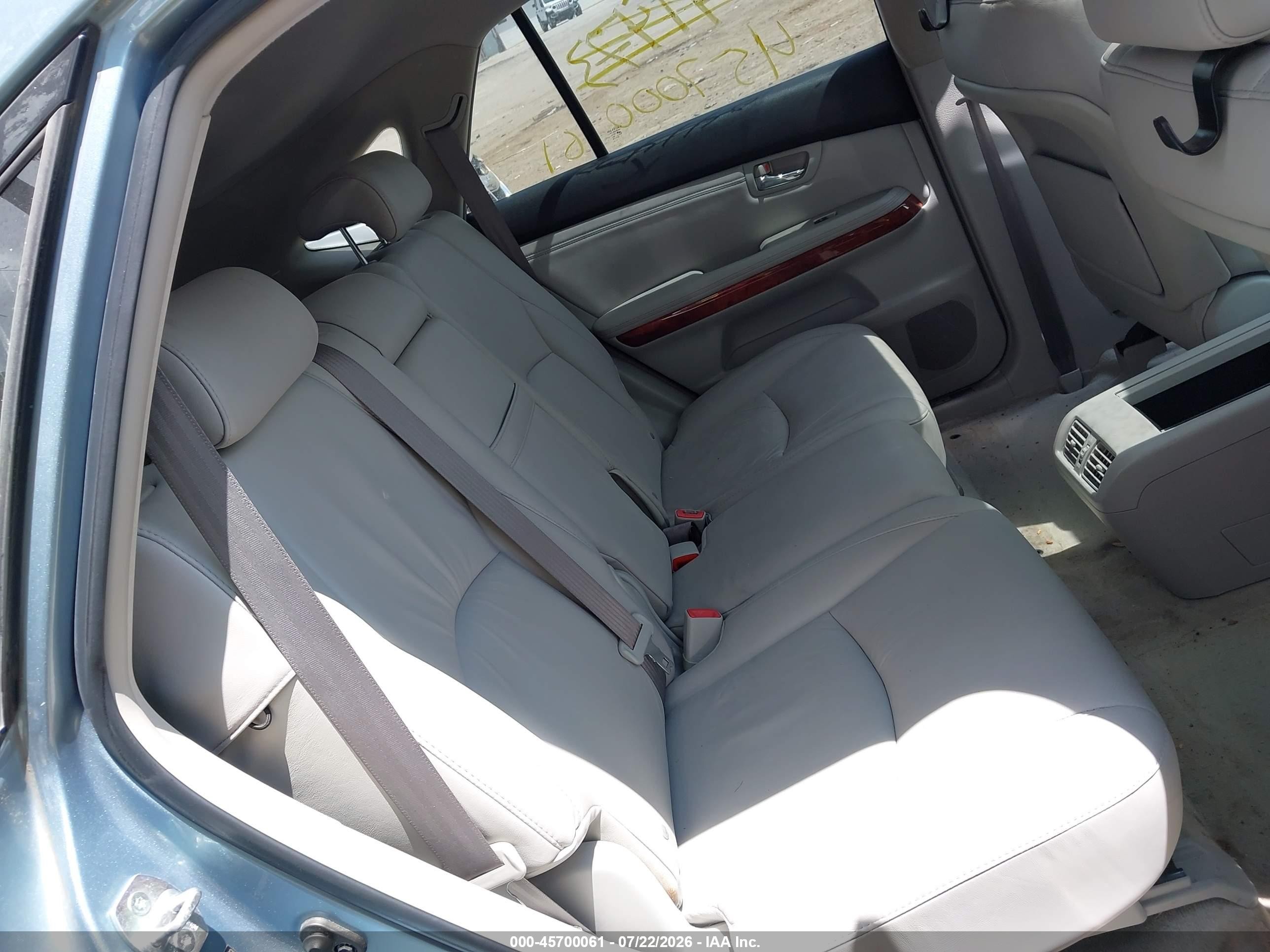 2008 Lexus Rx 350 Blue vin: 2T2GK31U38C041473