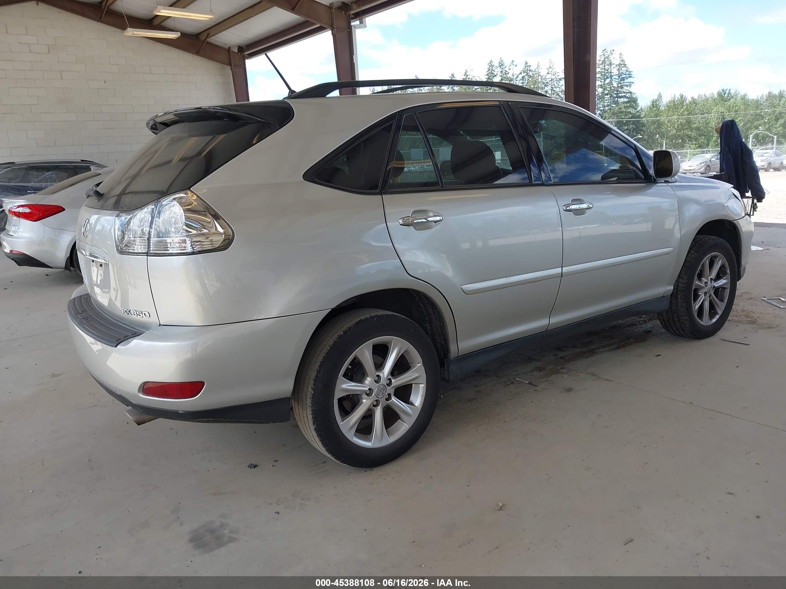 2008 Lexus Rx 350   Серебряный vin: 2T2GK31U38C041540
