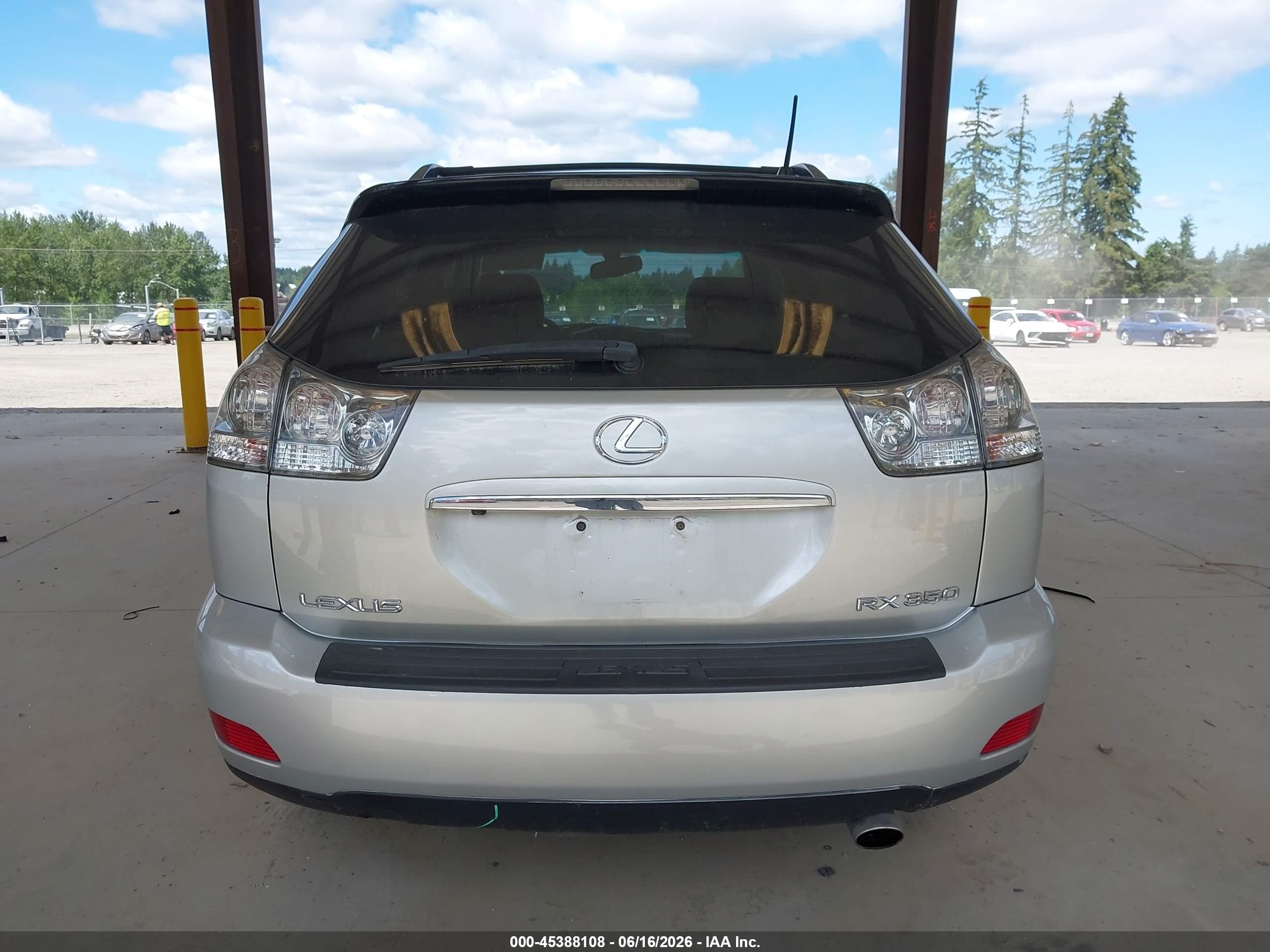 2008 Lexus Rx 350   Серебряный vin: 2T2GK31U38C041540