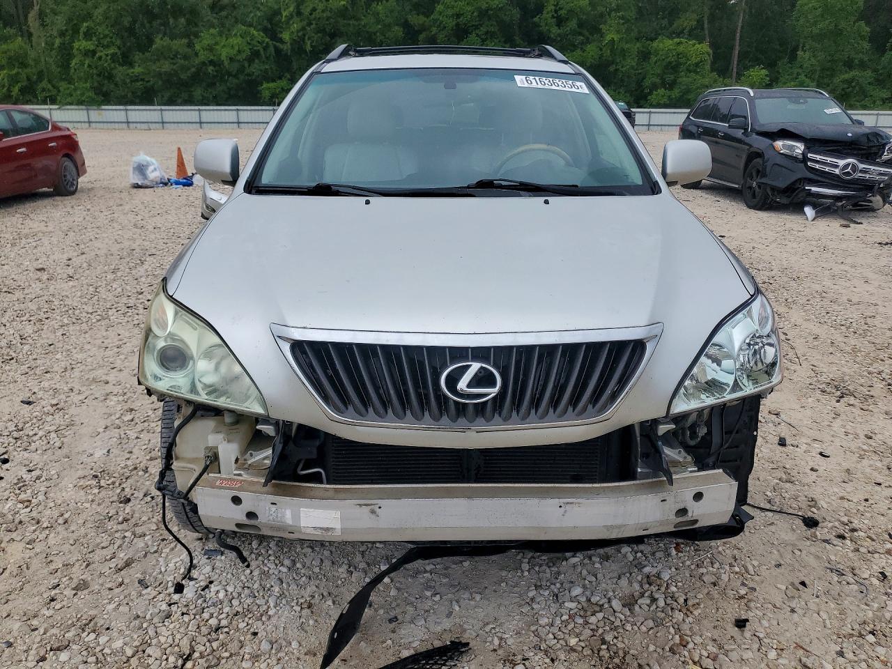 2008 Lexus Rx 350 Silver vin: 2T2GK31U38C045314