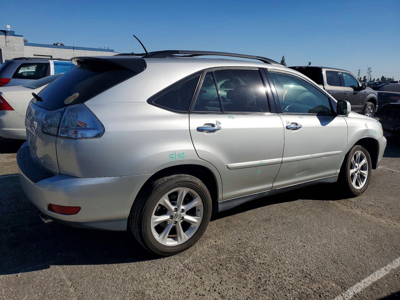 2008 Lexus Rx 350 Silver vin: 2T2GK31U38C054899