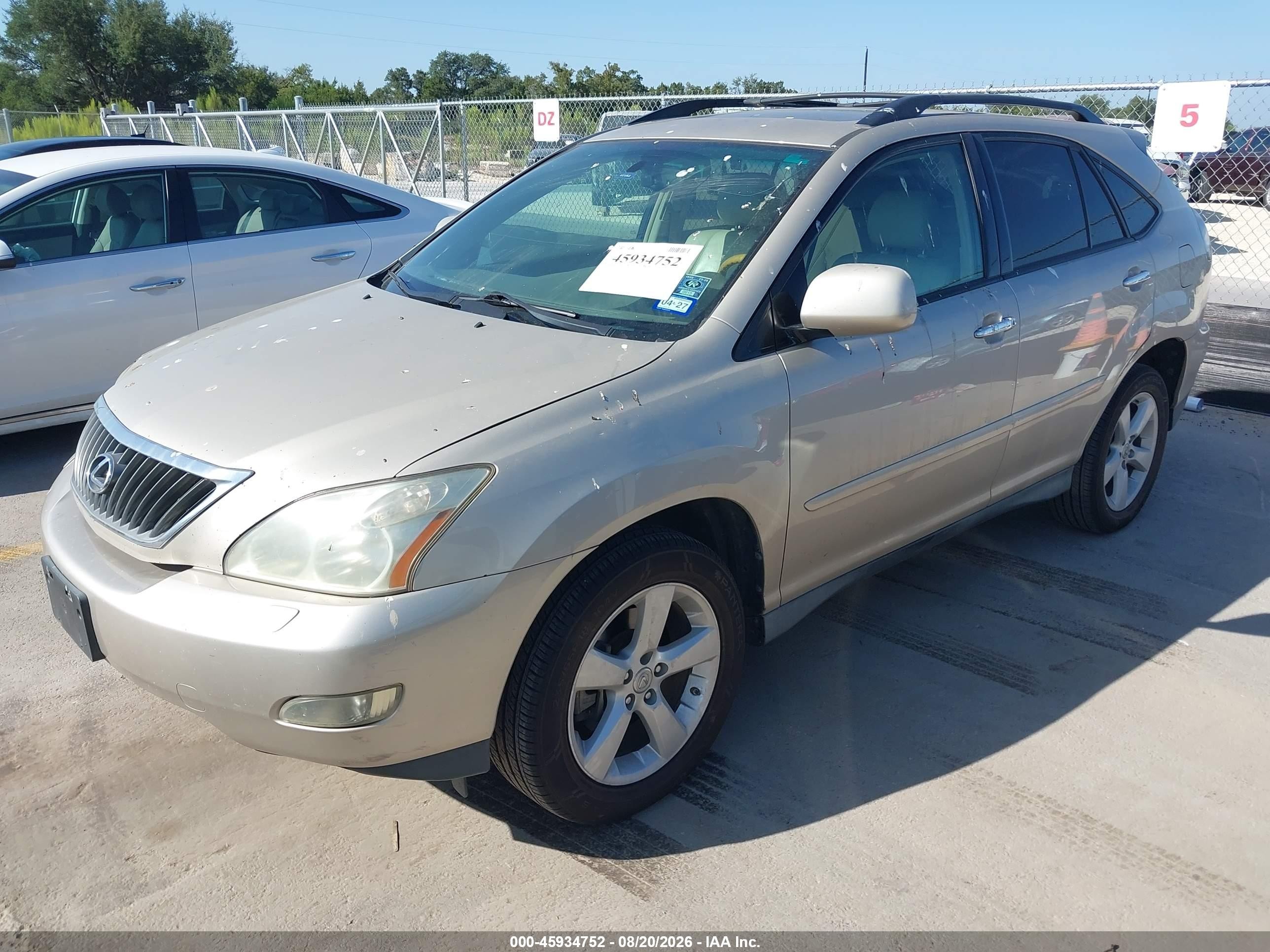 2008 Lexus Rx 350 Brown vin: 2T2GK31U38C056653