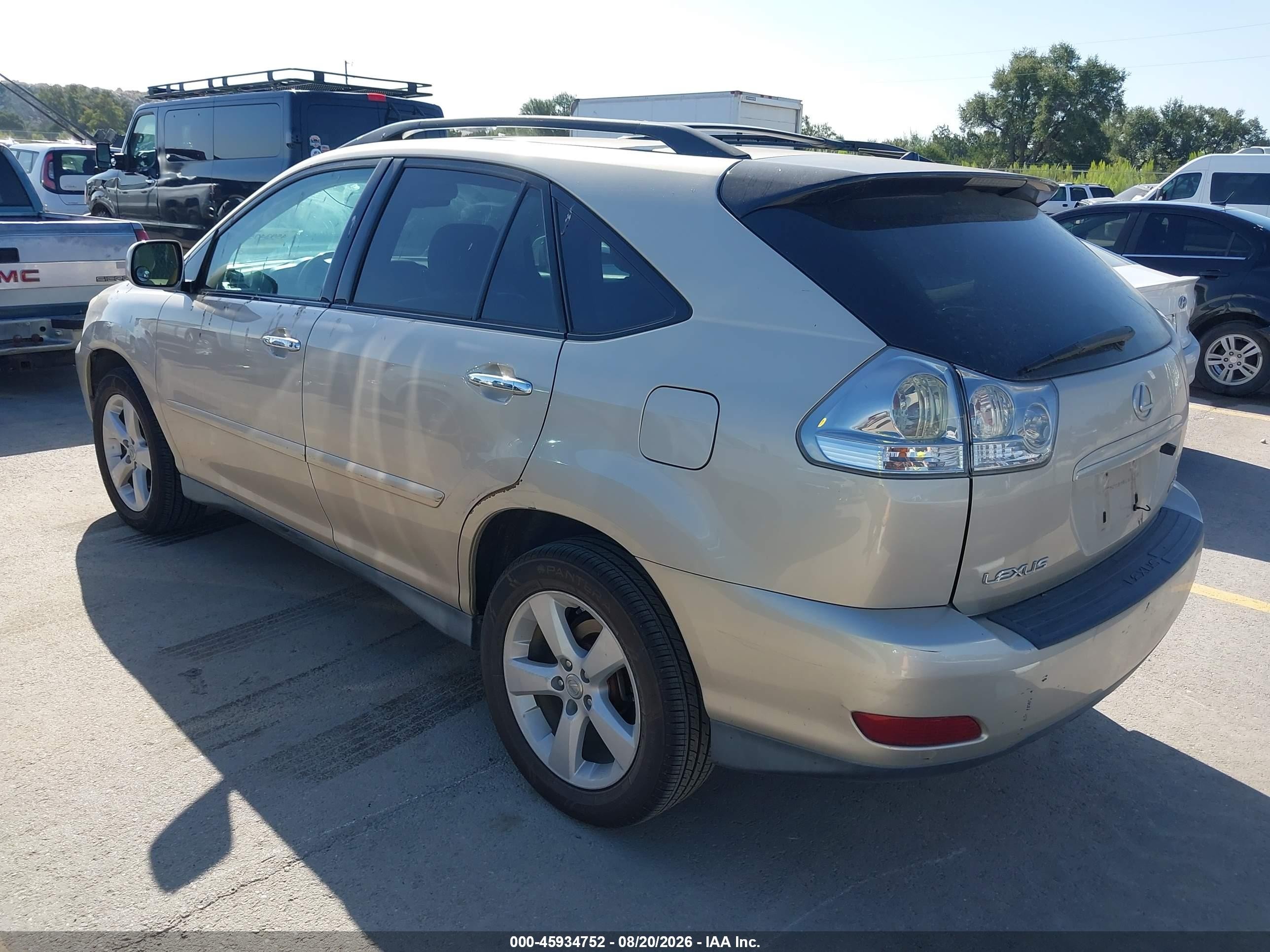 2008 Lexus Rx 350 Brown vin: 2T2GK31U38C056653