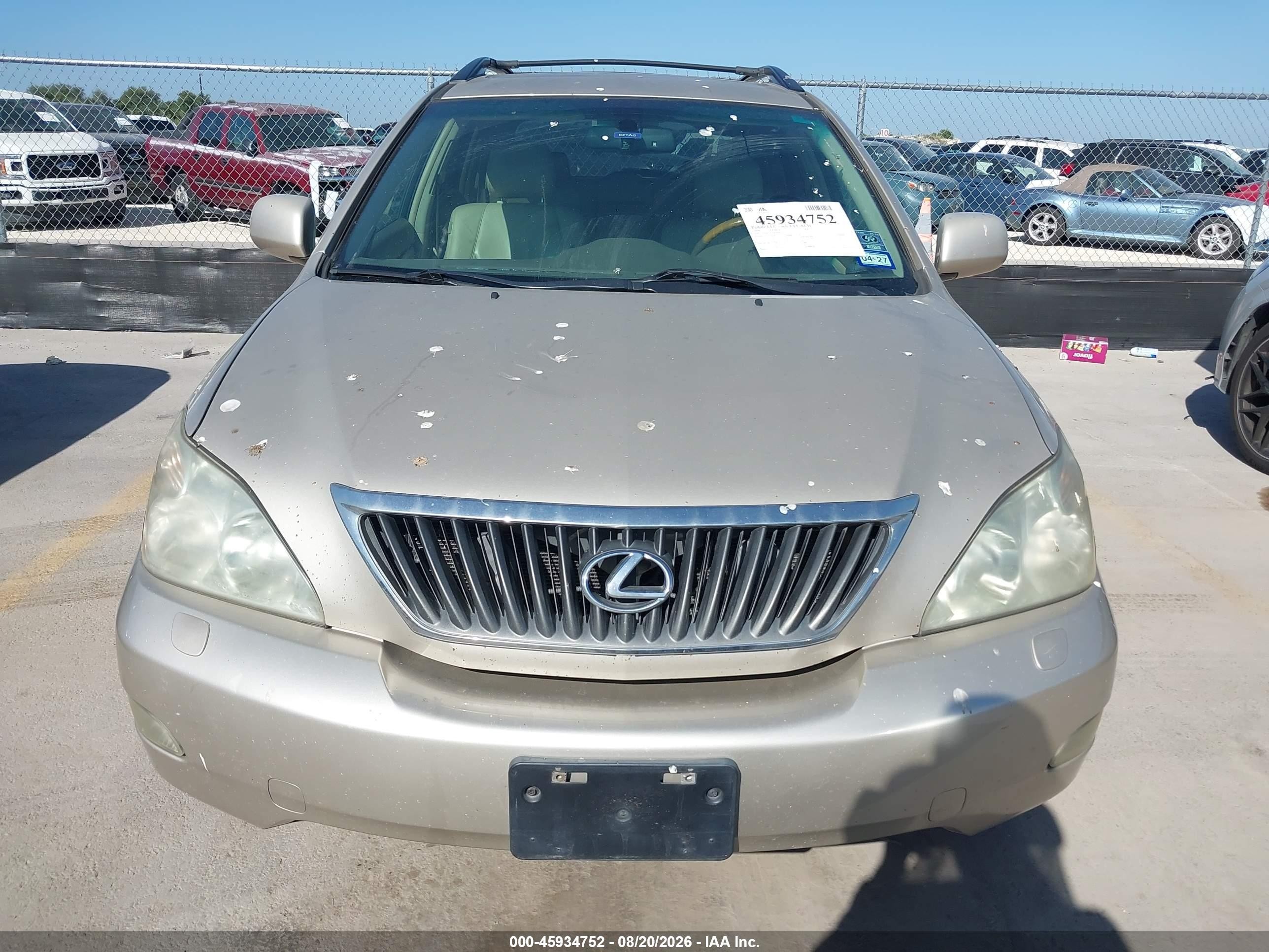 2008 Lexus Rx 350 Brown vin: 2T2GK31U38C056653
