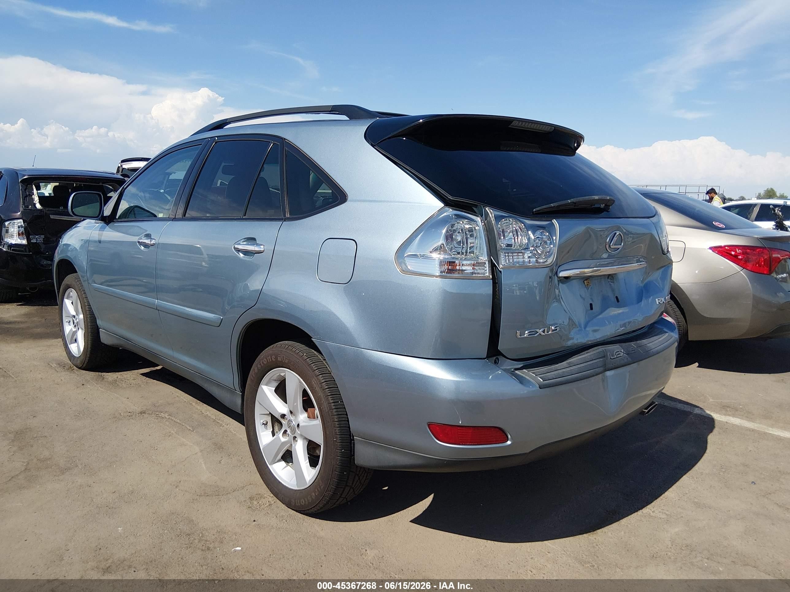 2009 Lexus Rx 350   Light Blue vin: 2T2GK31U39C062583