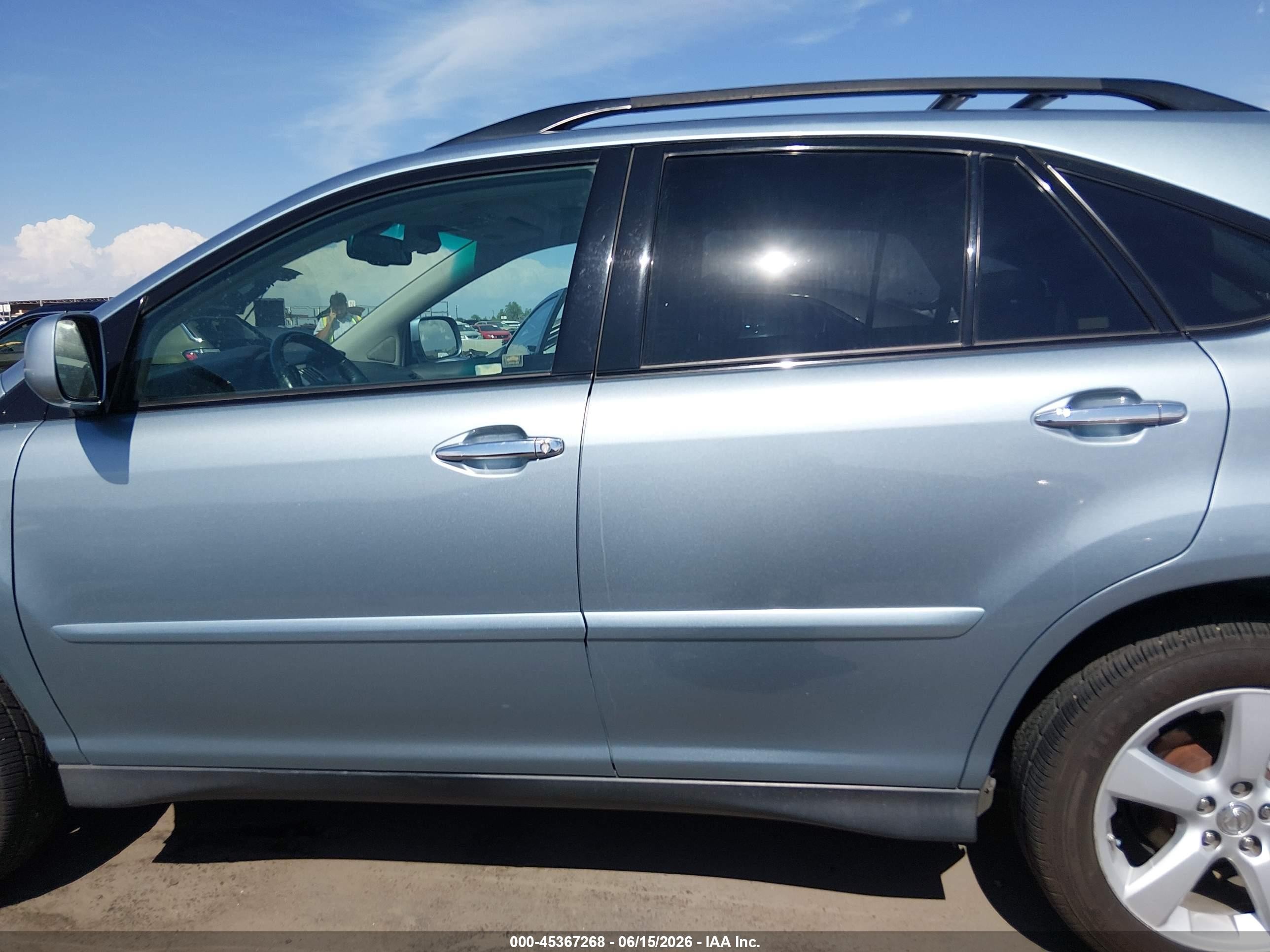 2009 Lexus Rx 350   Light Blue vin: 2T2GK31U39C062583