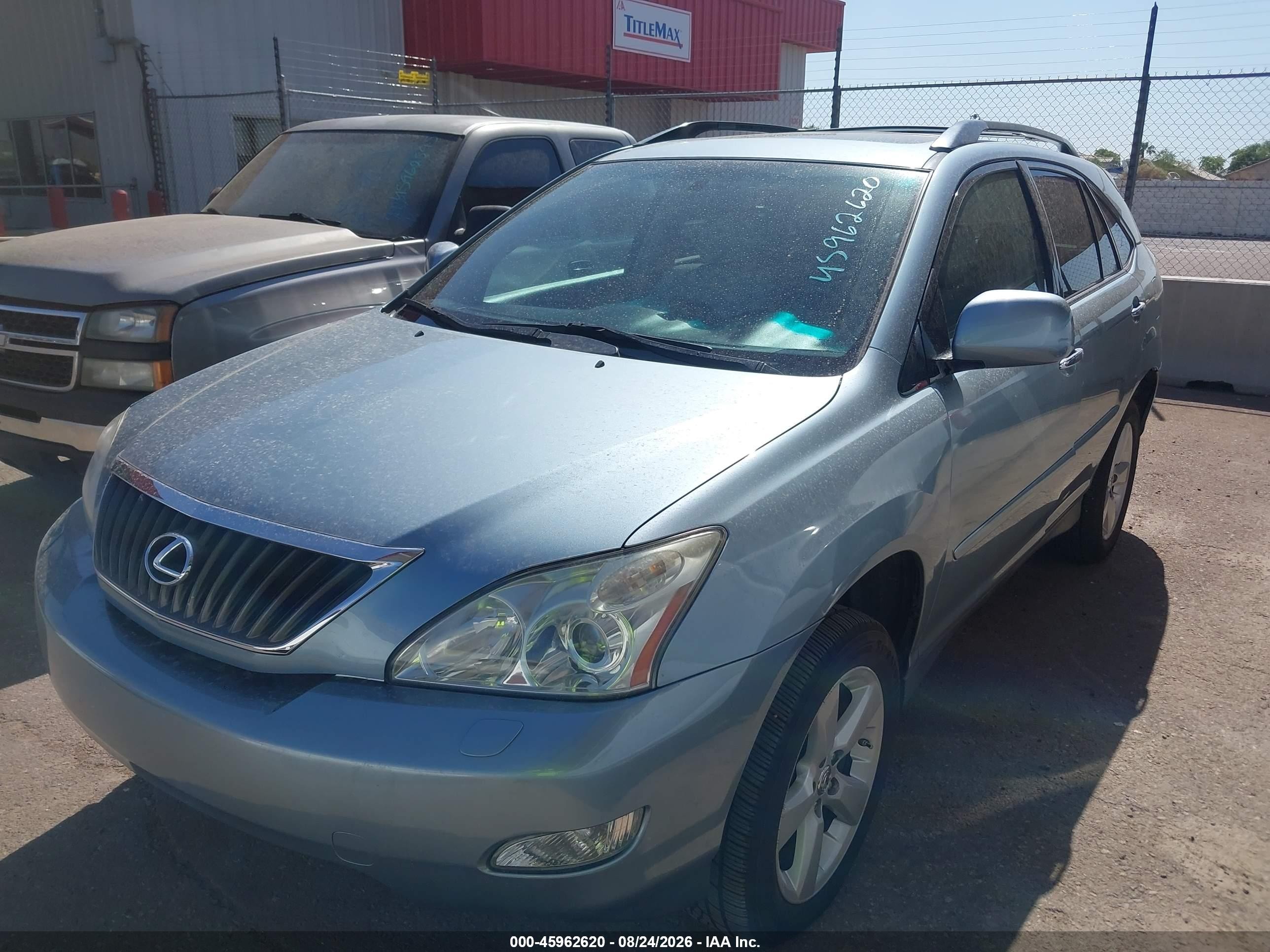 2009 Lexus Rx 350   Light Blue vin: 2T2GK31U39C062583