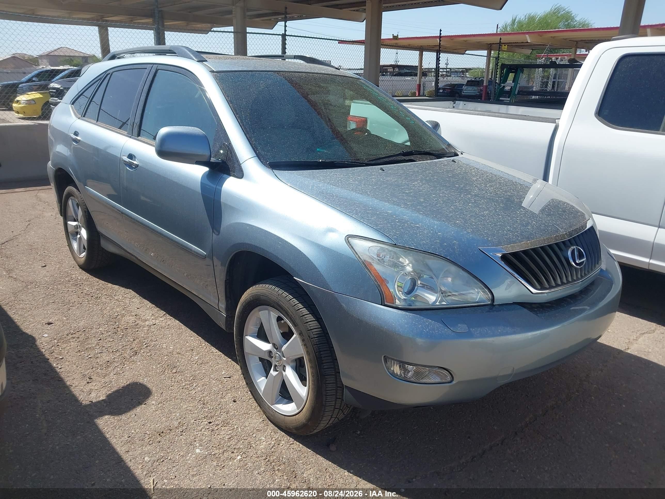 2009 Lexus Rx 350   Light Blue vin: 2T2GK31U39C062583