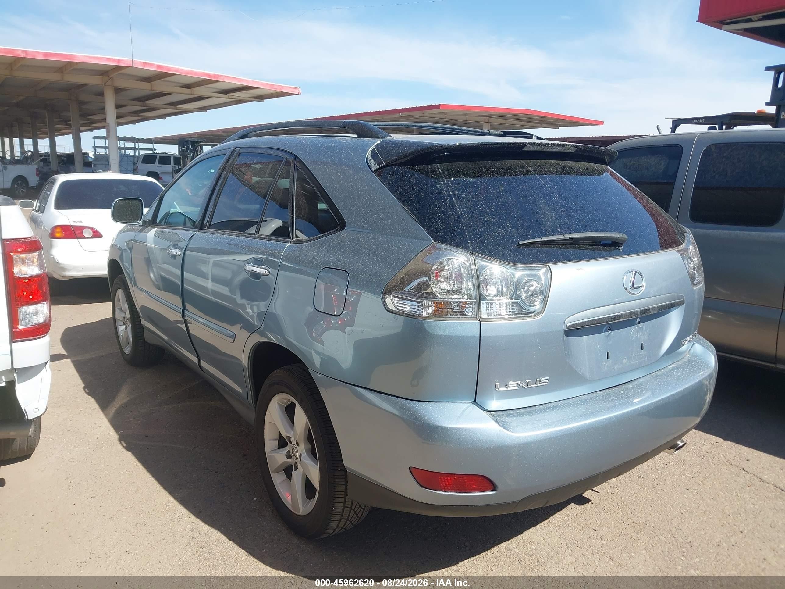 2009 Lexus Rx 350   Light Blue vin: 2T2GK31U39C062583