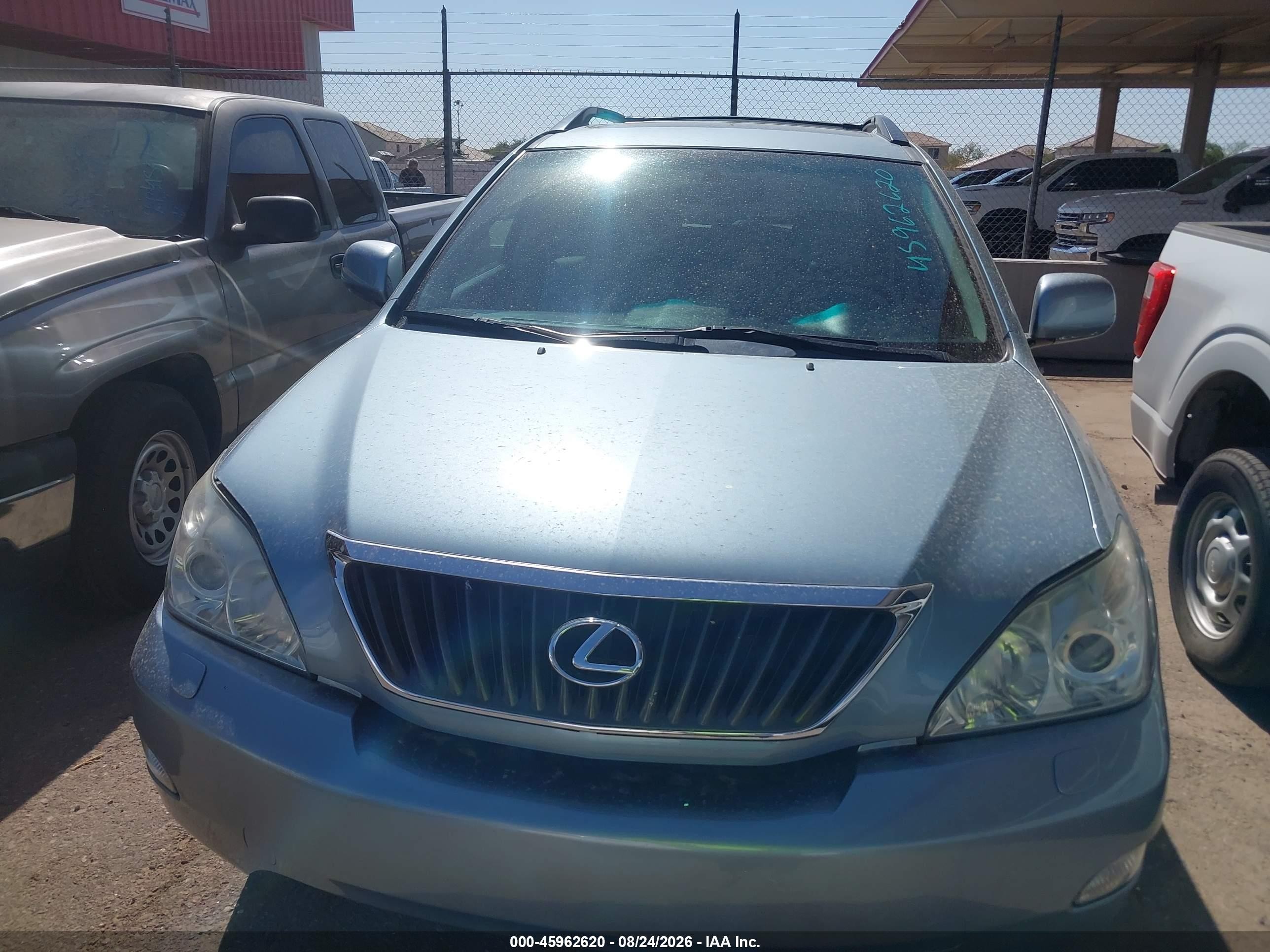 2009 Lexus Rx 350   Light Blue vin: 2T2GK31U39C062583