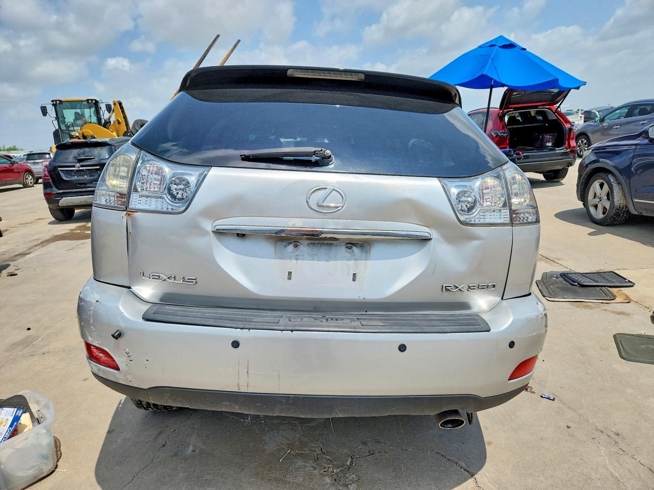 2009 Lexus Rx 350 Silver vin: 2T2GK31U39C067587