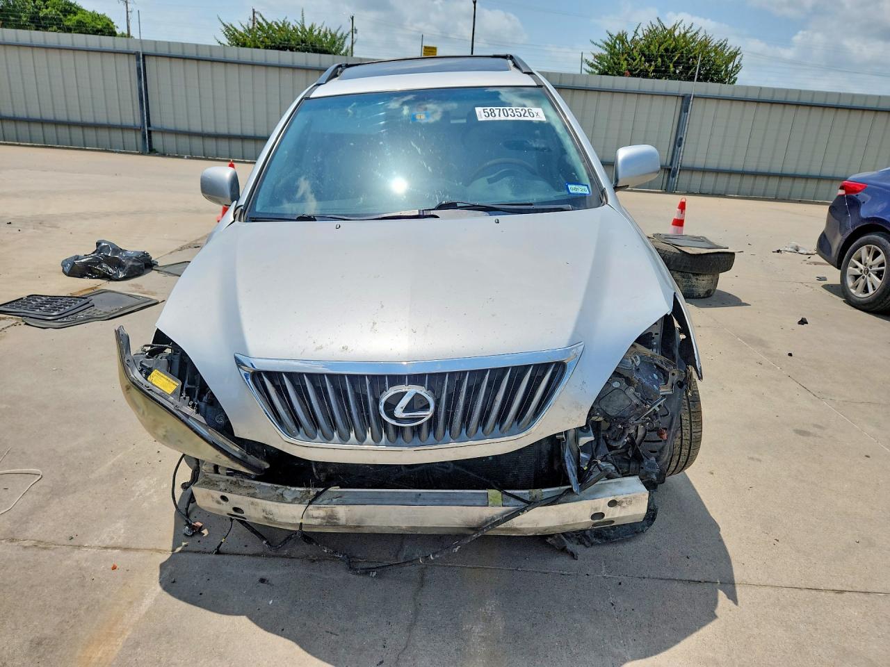 2009 Lexus Rx 350 Silver vin: 2T2GK31U39C067587