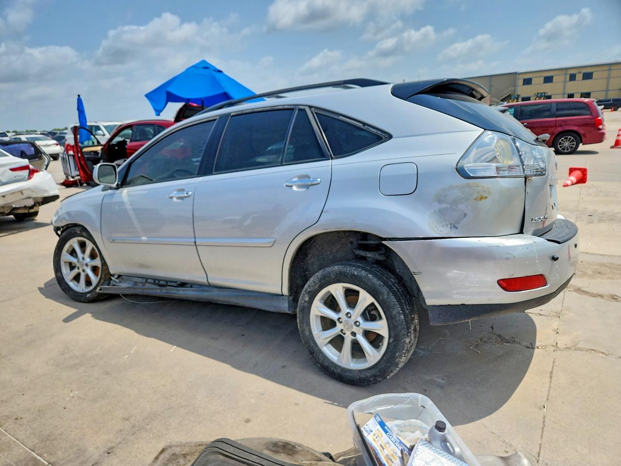 2009 Lexus Rx 350 Silver vin: 2T2GK31U39C067587