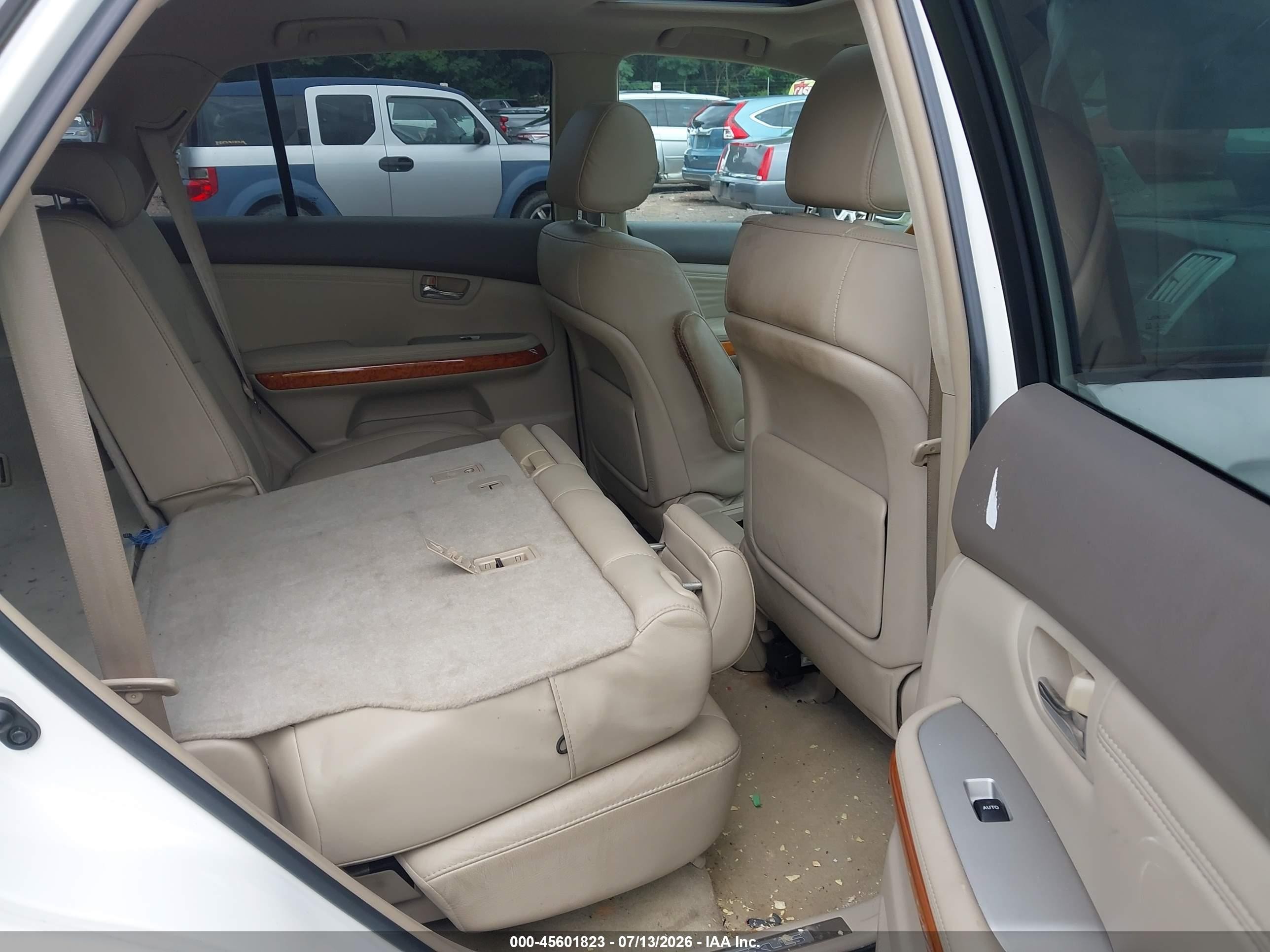 2009 Lexus Rx 350   White vin: 2T2GK31U39C073583