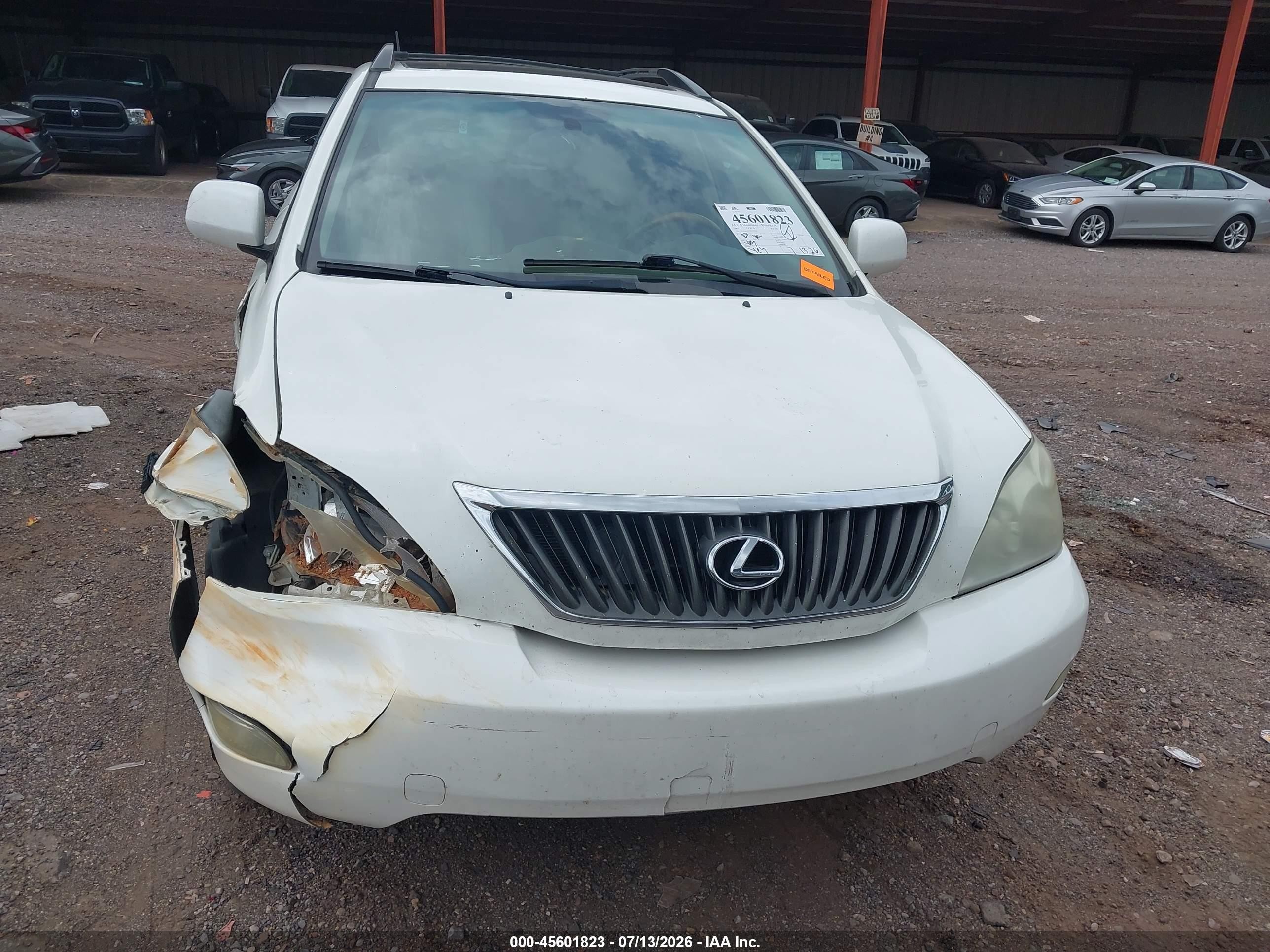 2009 Lexus Rx 350   White vin: 2T2GK31U39C073583