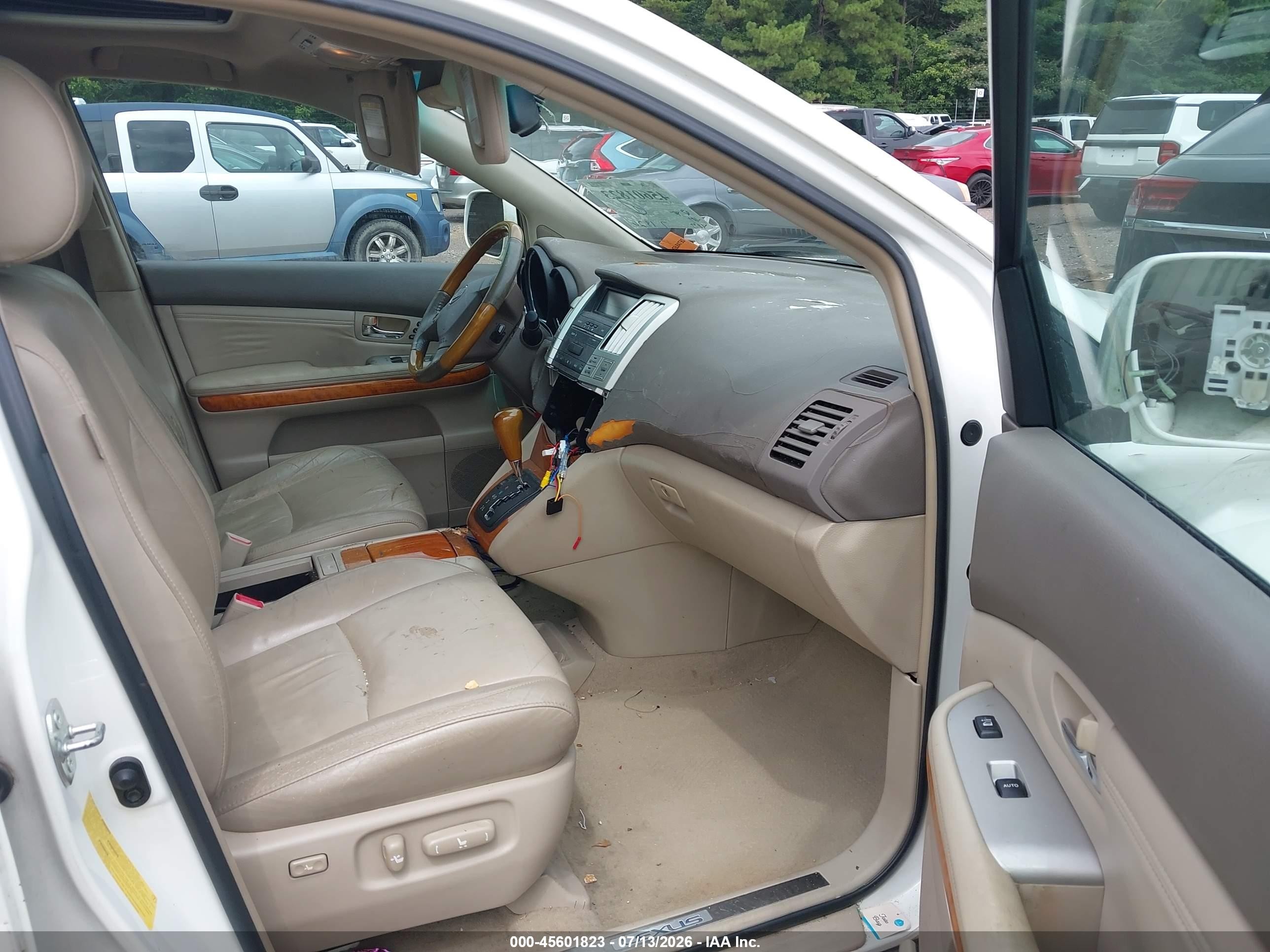 2009 Lexus Rx 350   White vin: 2T2GK31U39C073583