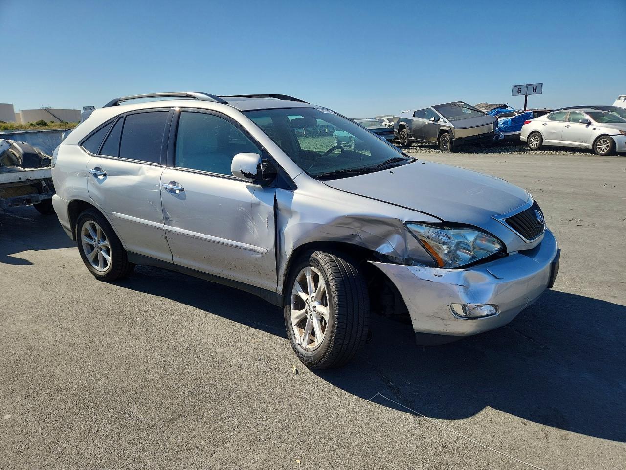 2009 Lexus Rx 350 Silver vin: 2T2GK31U39C079934