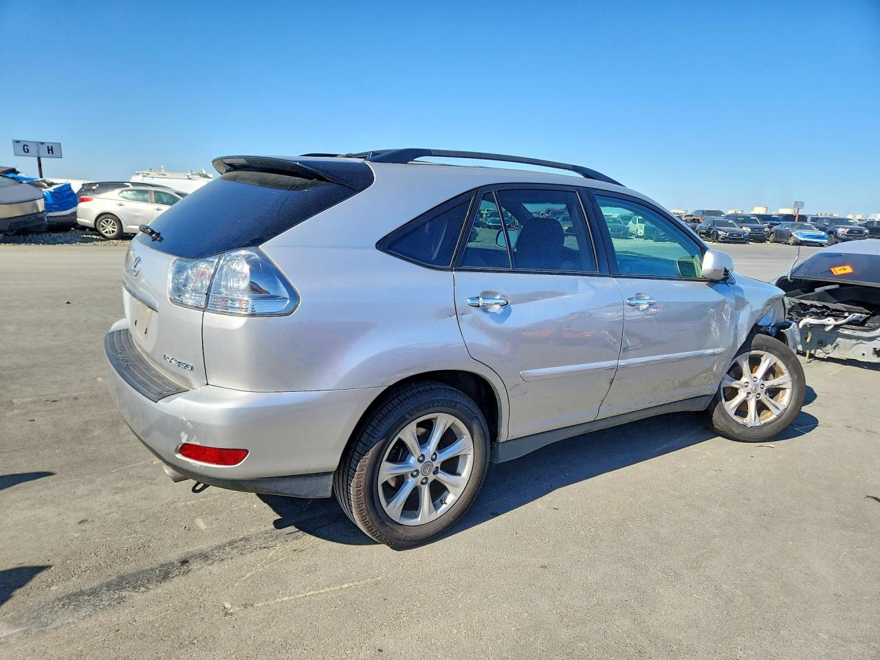 2009 Lexus Rx 350 Silver vin: 2T2GK31U39C079934