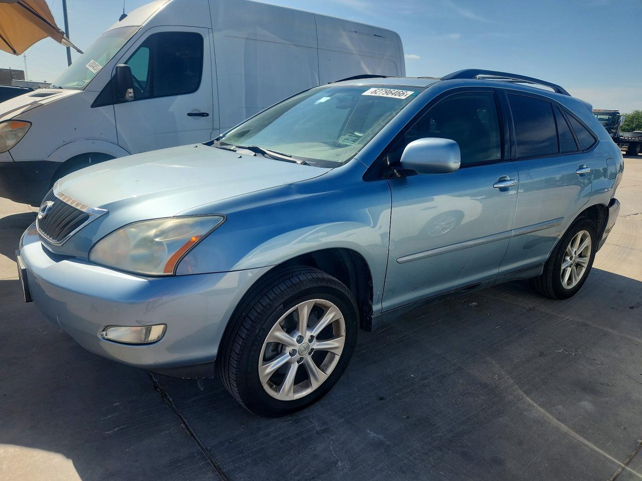 2009 Lexus Rx 350 Blue vin: 2T2GK31U39C081117