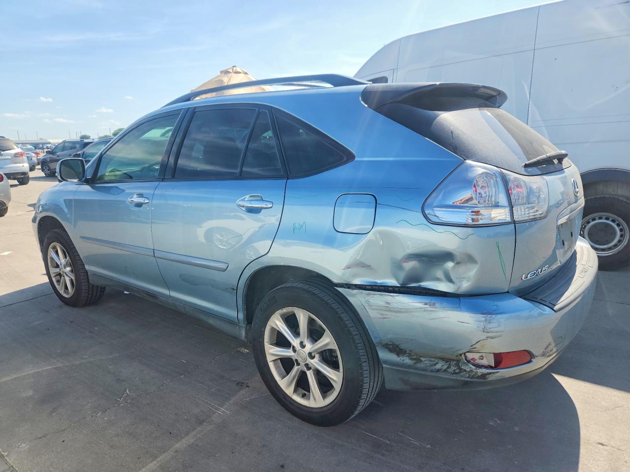2009 Lexus Rx 350 Blue vin: 2T2GK31U39C081117