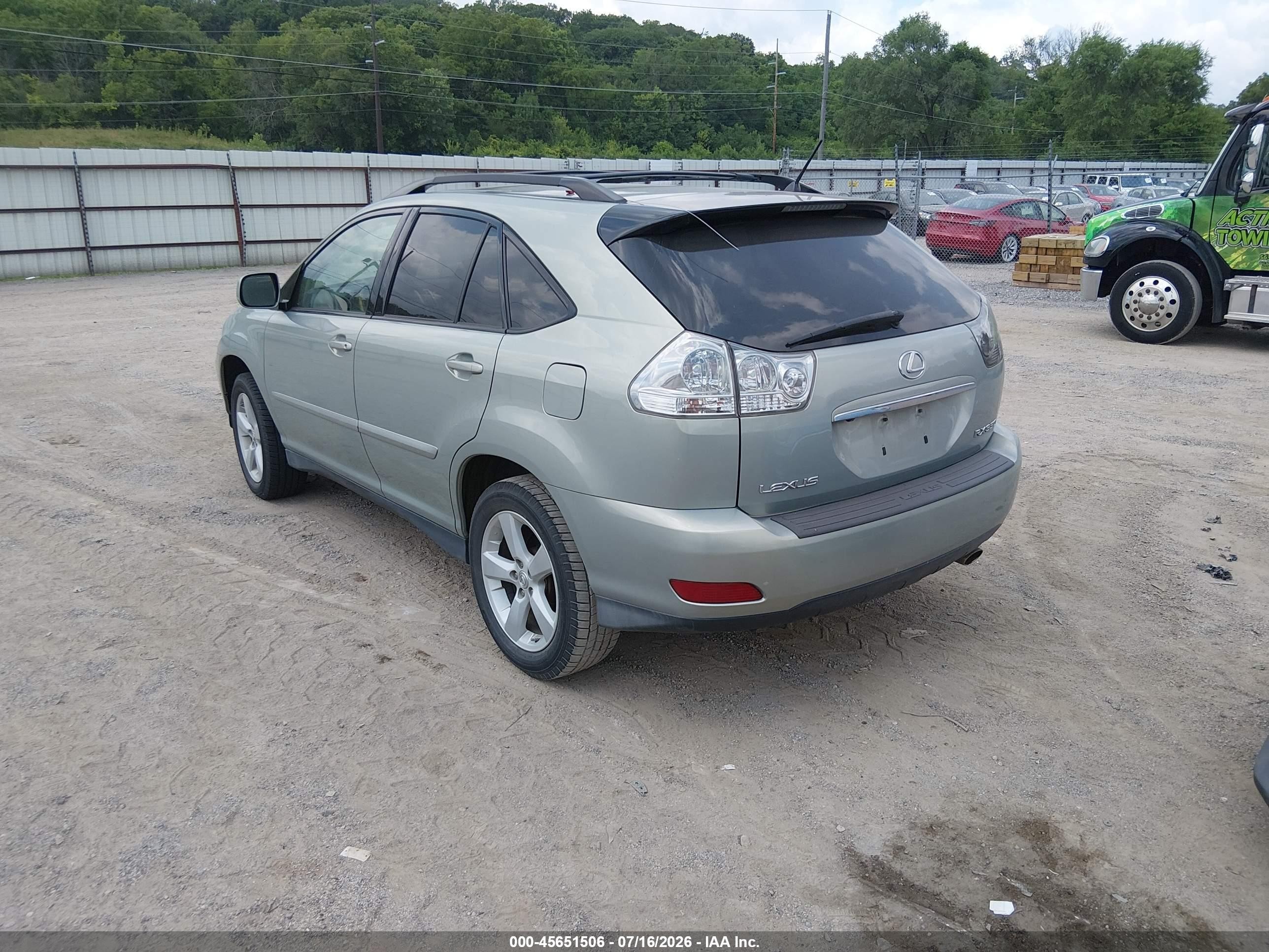 2007 Lexus Rx 350   Бирюзовый vin: 2T2GK31U47C008870