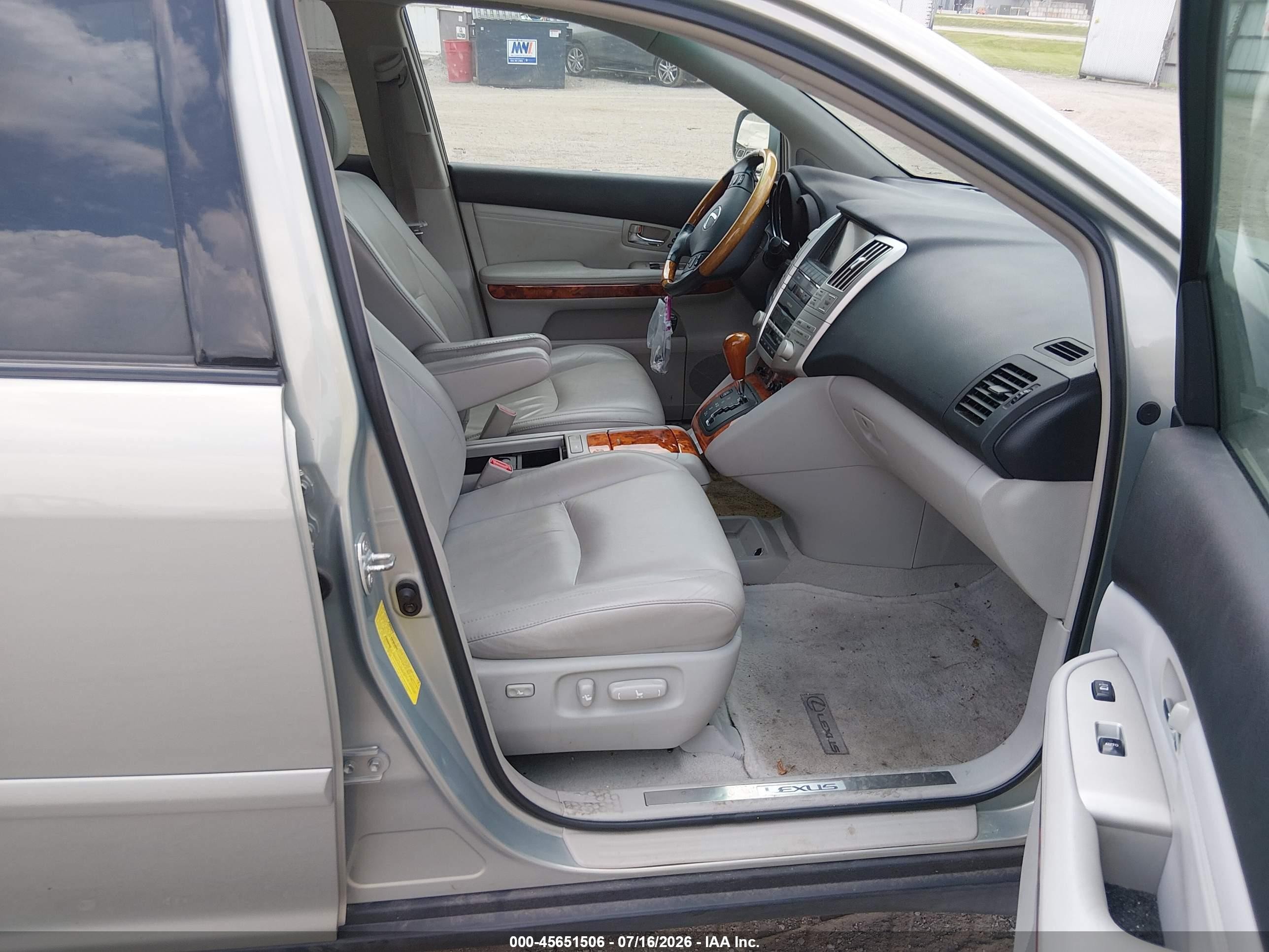 2007 Lexus Rx 350   Бирюзовый vin: 2T2GK31U47C008870