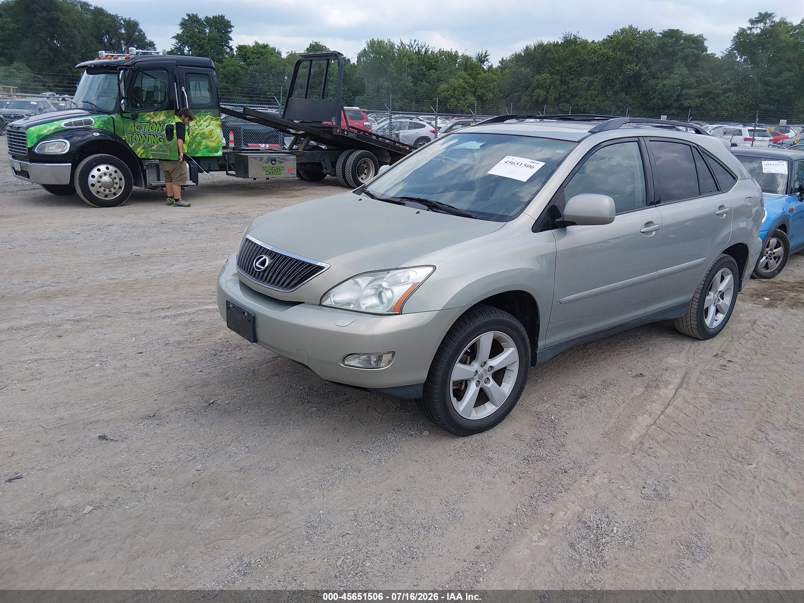 2007 Lexus Rx 350   Бирюзовый vin: 2T2GK31U47C008870