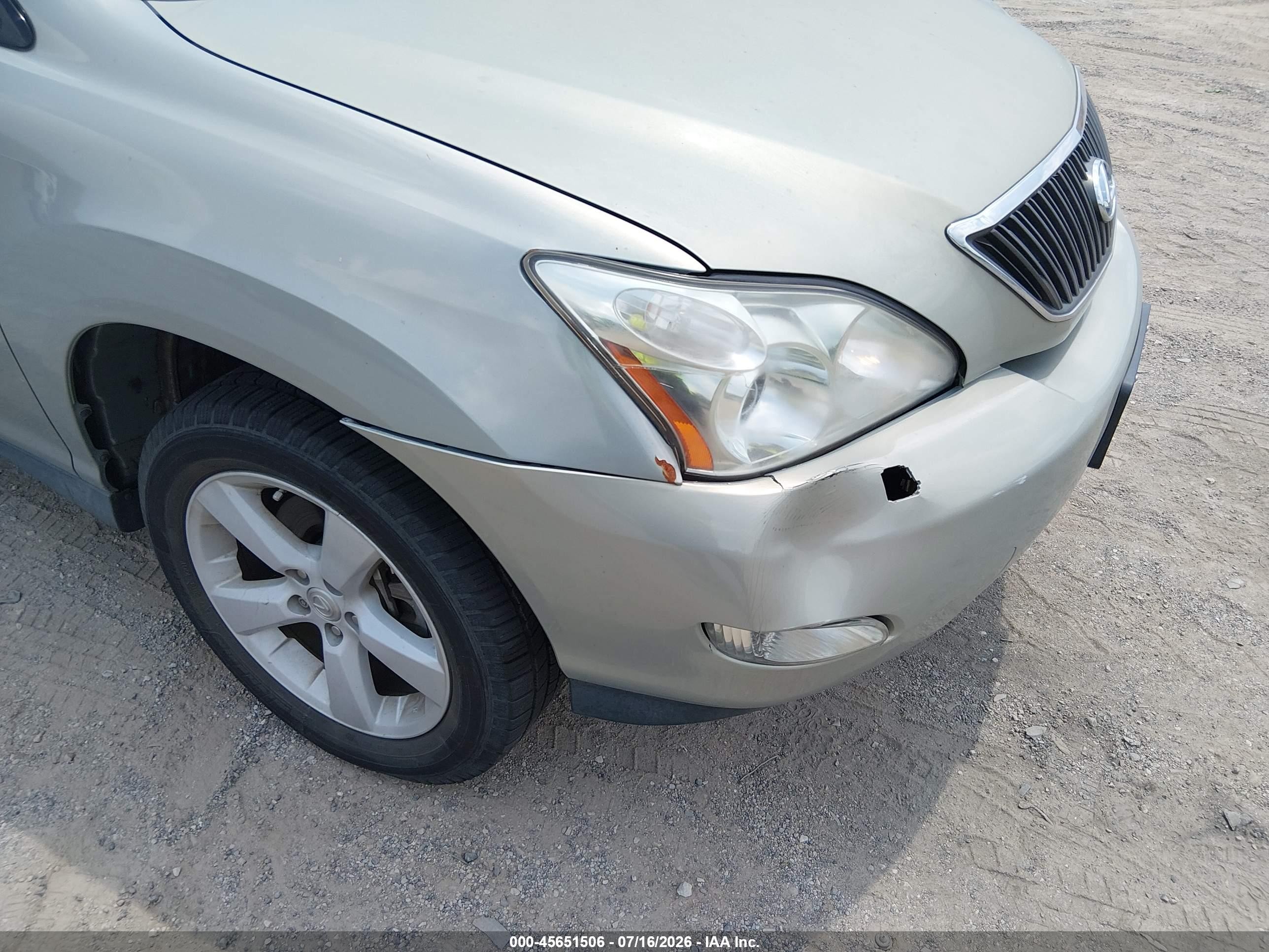 2007 Lexus Rx 350   Бирюзовый vin: 2T2GK31U47C008870