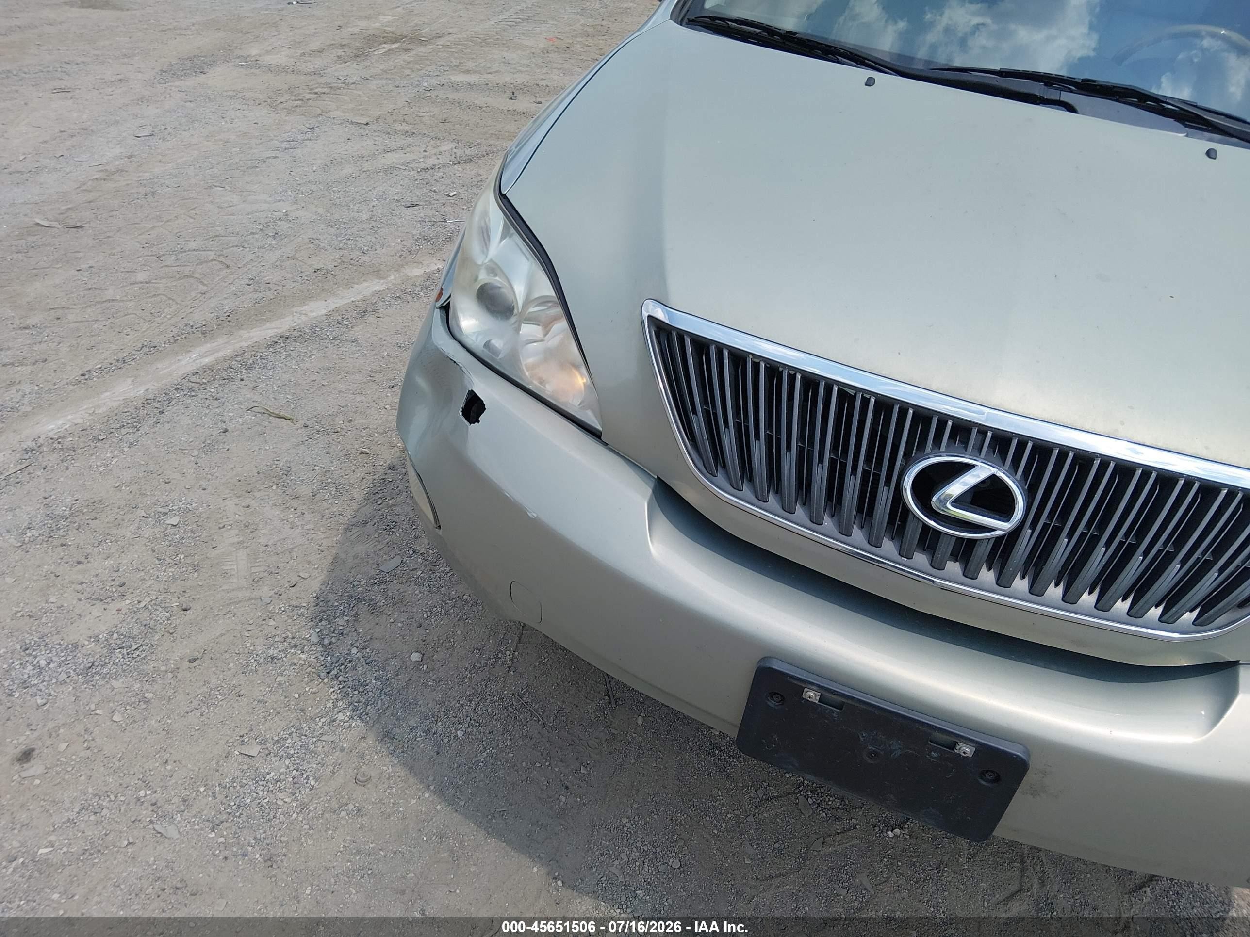 2007 Lexus Rx 350   Бирюзовый vin: 2T2GK31U47C008870