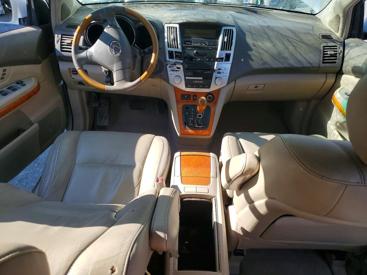 2007 Lexus Rx 350 White vin: 2T2GK31U47C011512