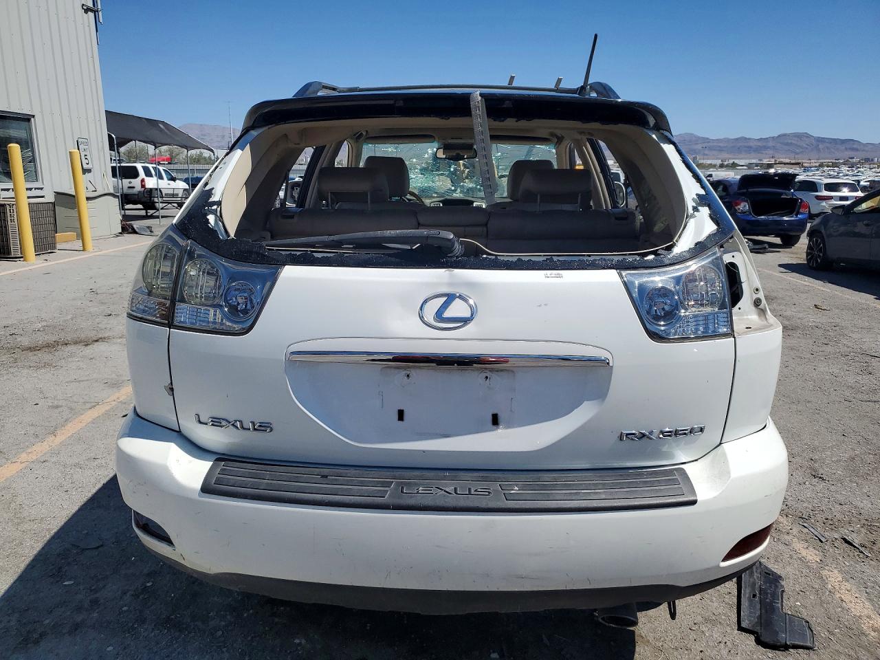 2007 Lexus Rx 350 White vin: 2T2GK31U47C011512