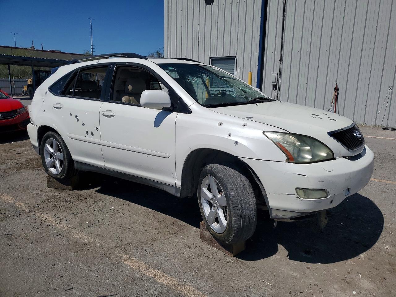 2007 Lexus Rx 350 White vin: 2T2GK31U47C011512
