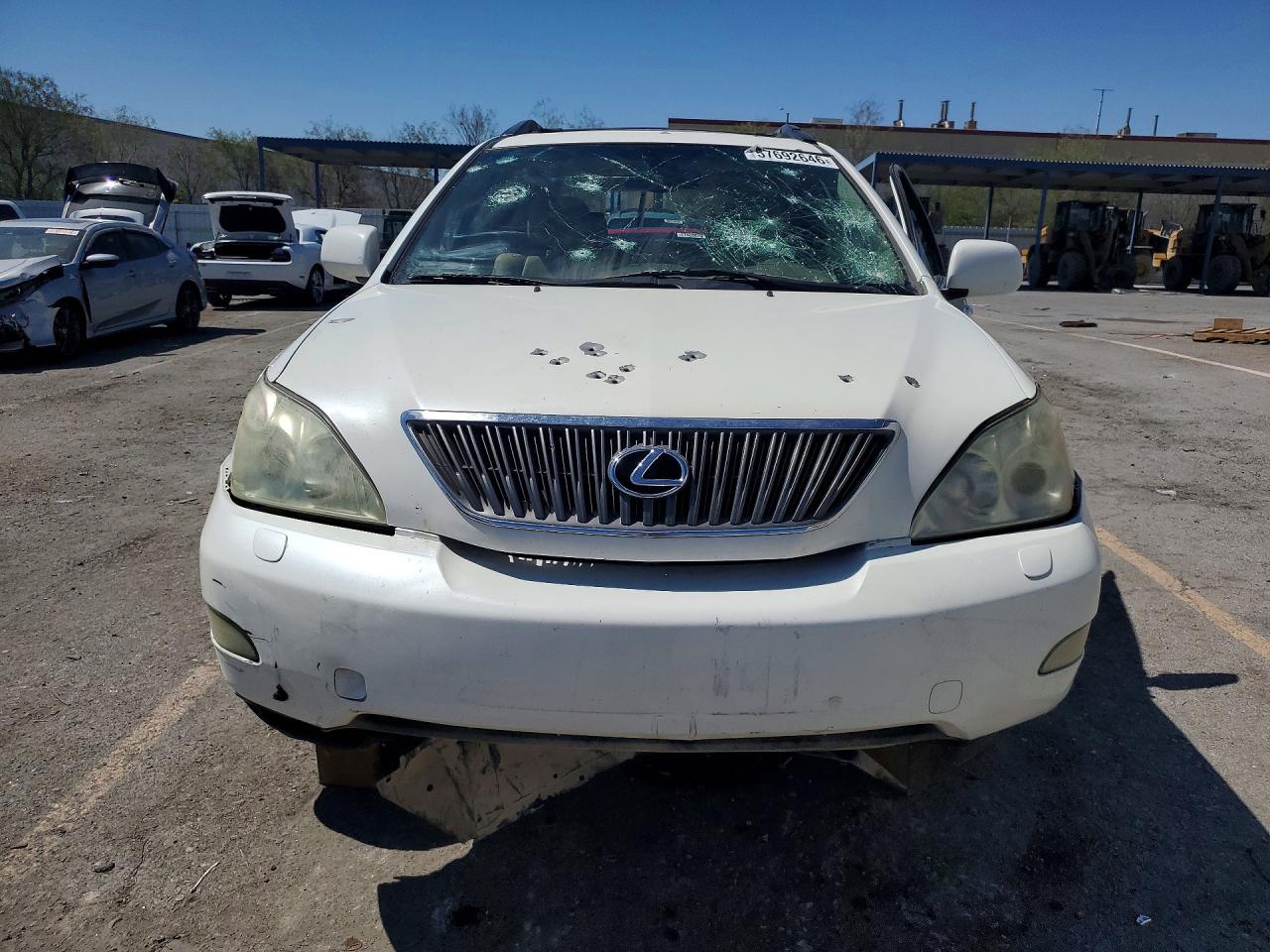 2007 Lexus Rx 350 White vin: 2T2GK31U47C011512