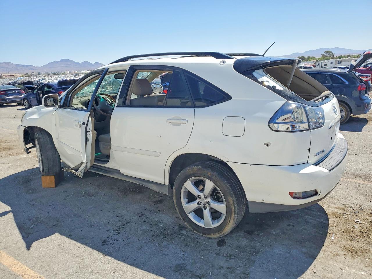 2007 Lexus Rx 350 White vin: 2T2GK31U47C011512