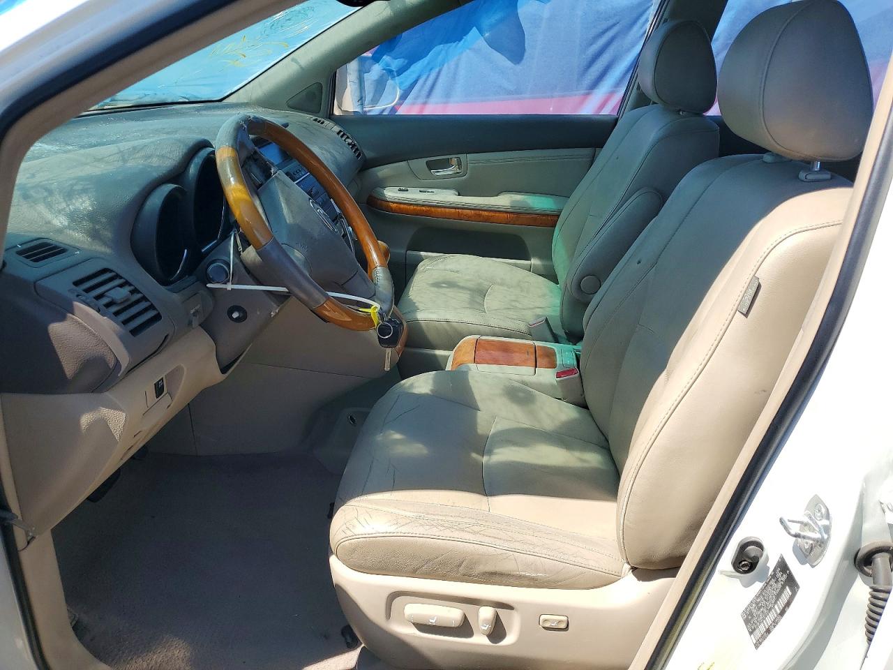 2007 Lexus Rx 350 White vin: 2T2GK31U47C011512