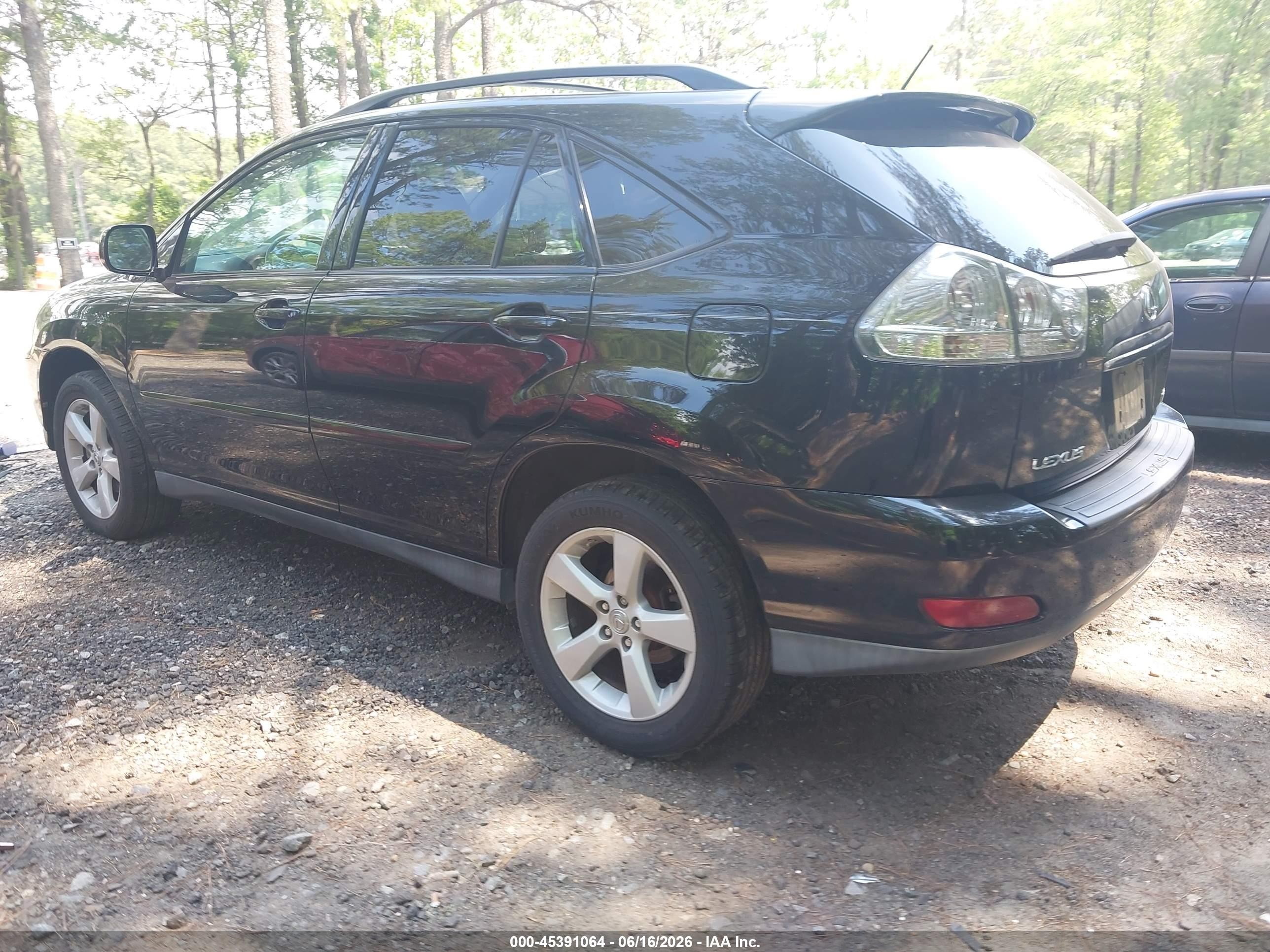 2007 Lexus Rx 350   Black vin: 2T2GK31U47C015219