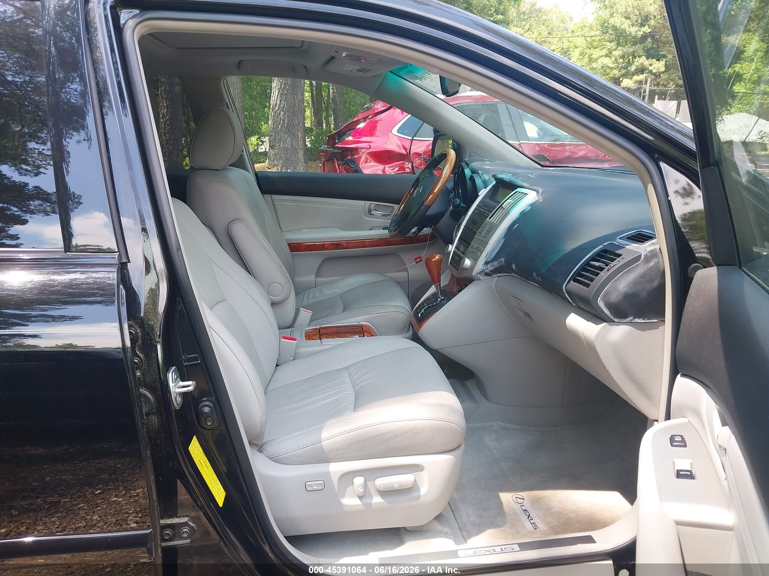 2007 Lexus Rx 350   Black vin: 2T2GK31U47C015219