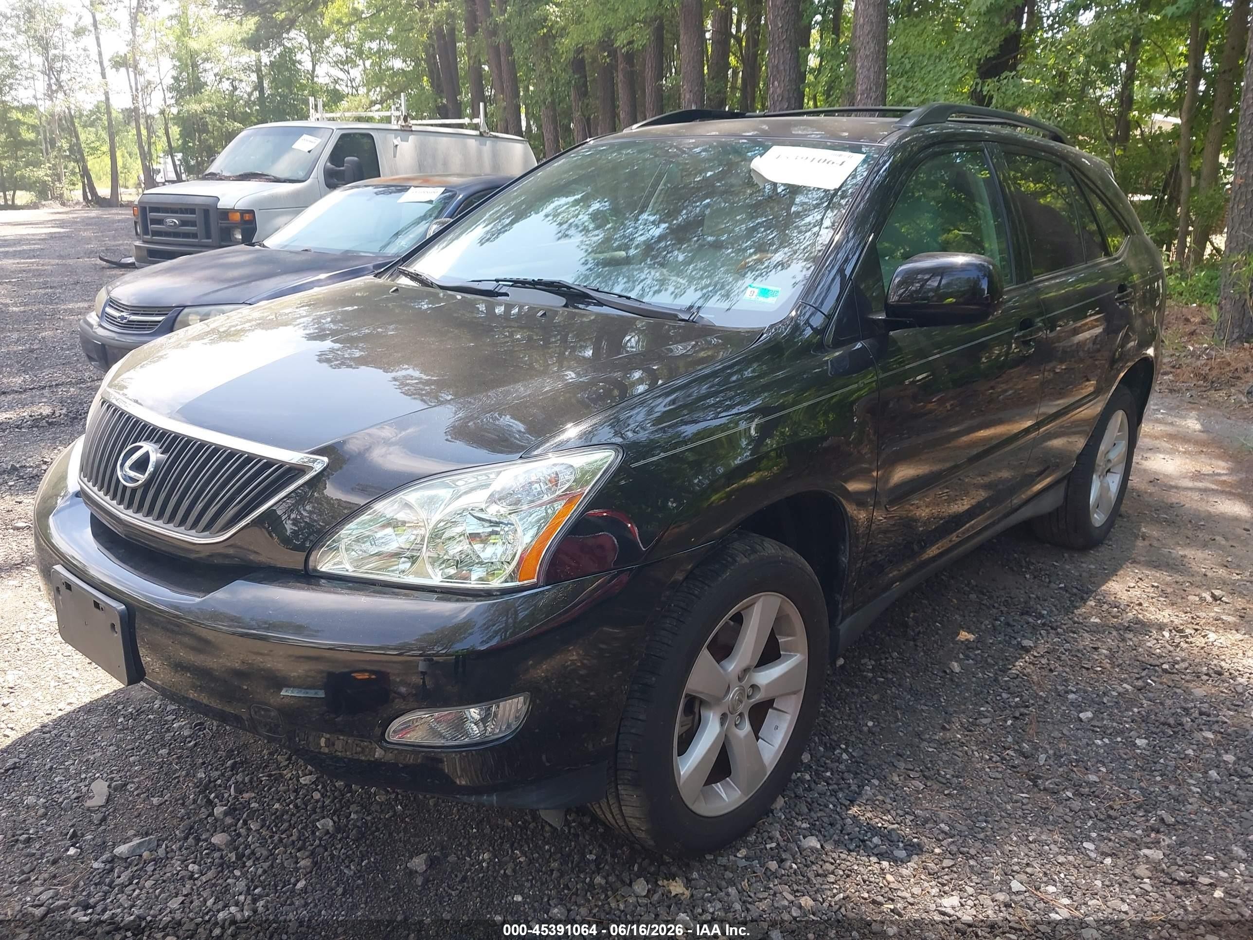 2007 Lexus Rx 350   Black vin: 2T2GK31U47C015219
