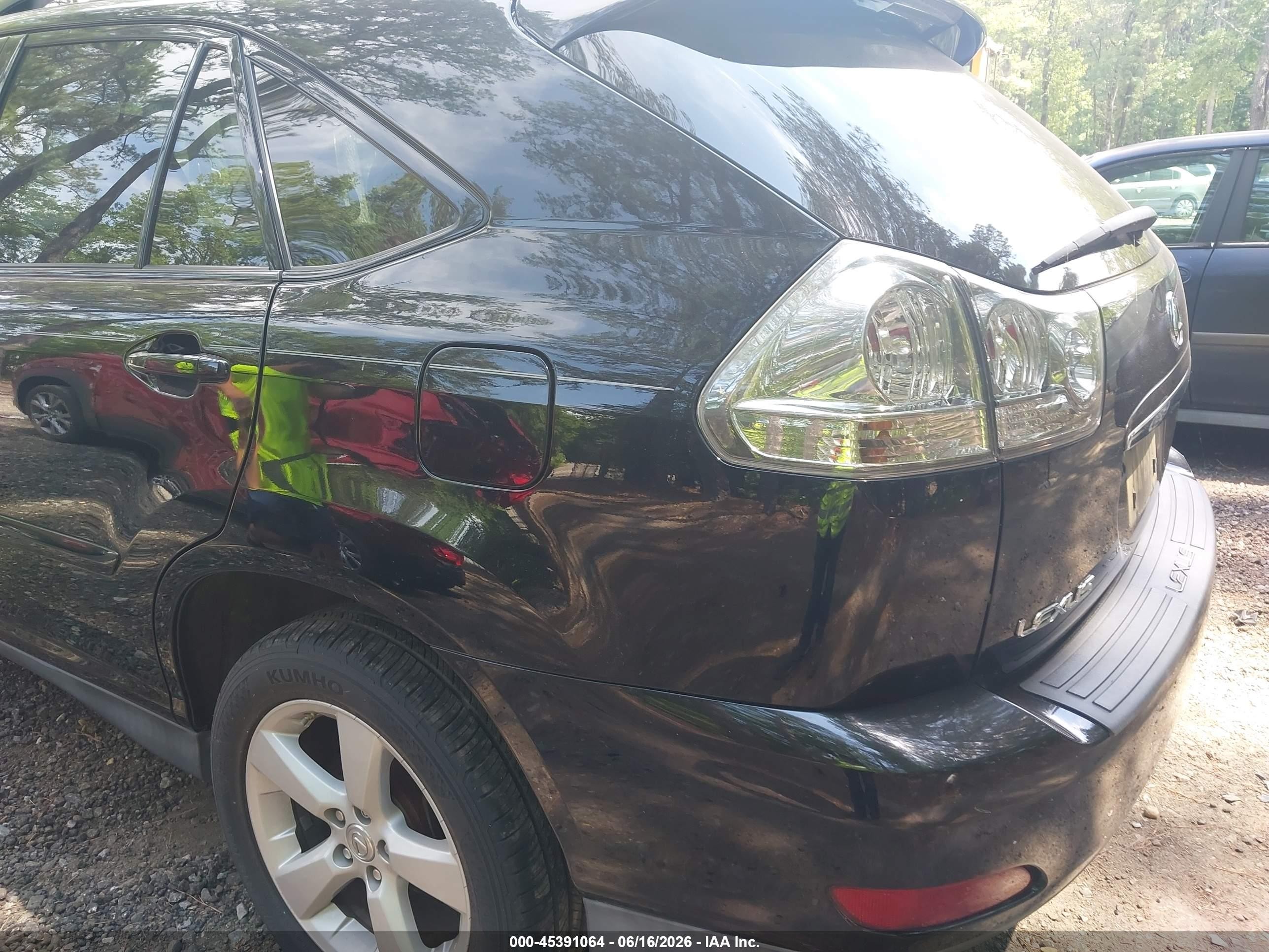 2007 Lexus Rx 350   Black vin: 2T2GK31U47C015219
