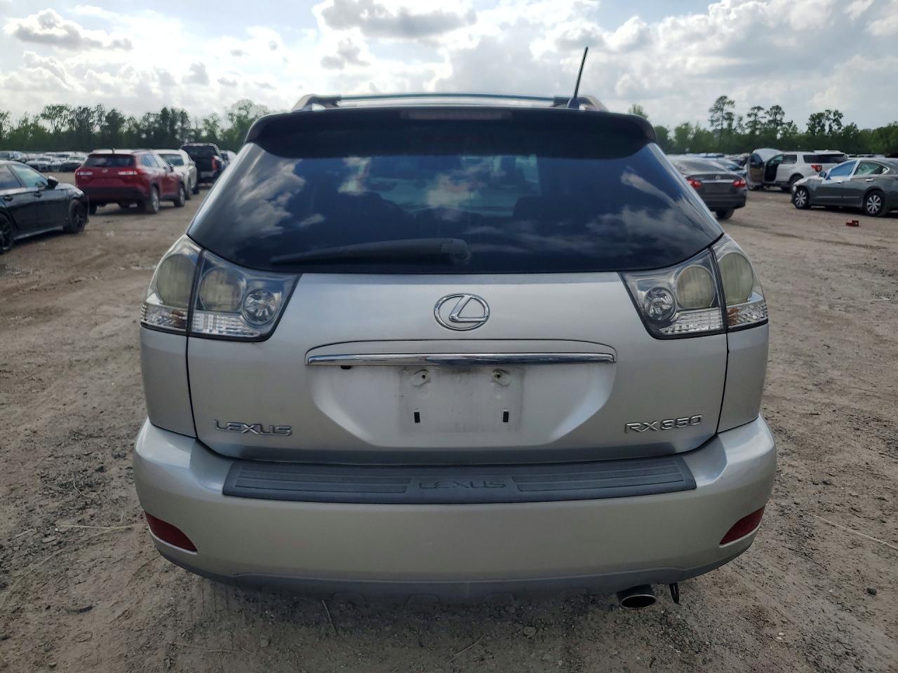 2007 Lexus Rx 350 Silver vin: 2T2GK31U47C016239