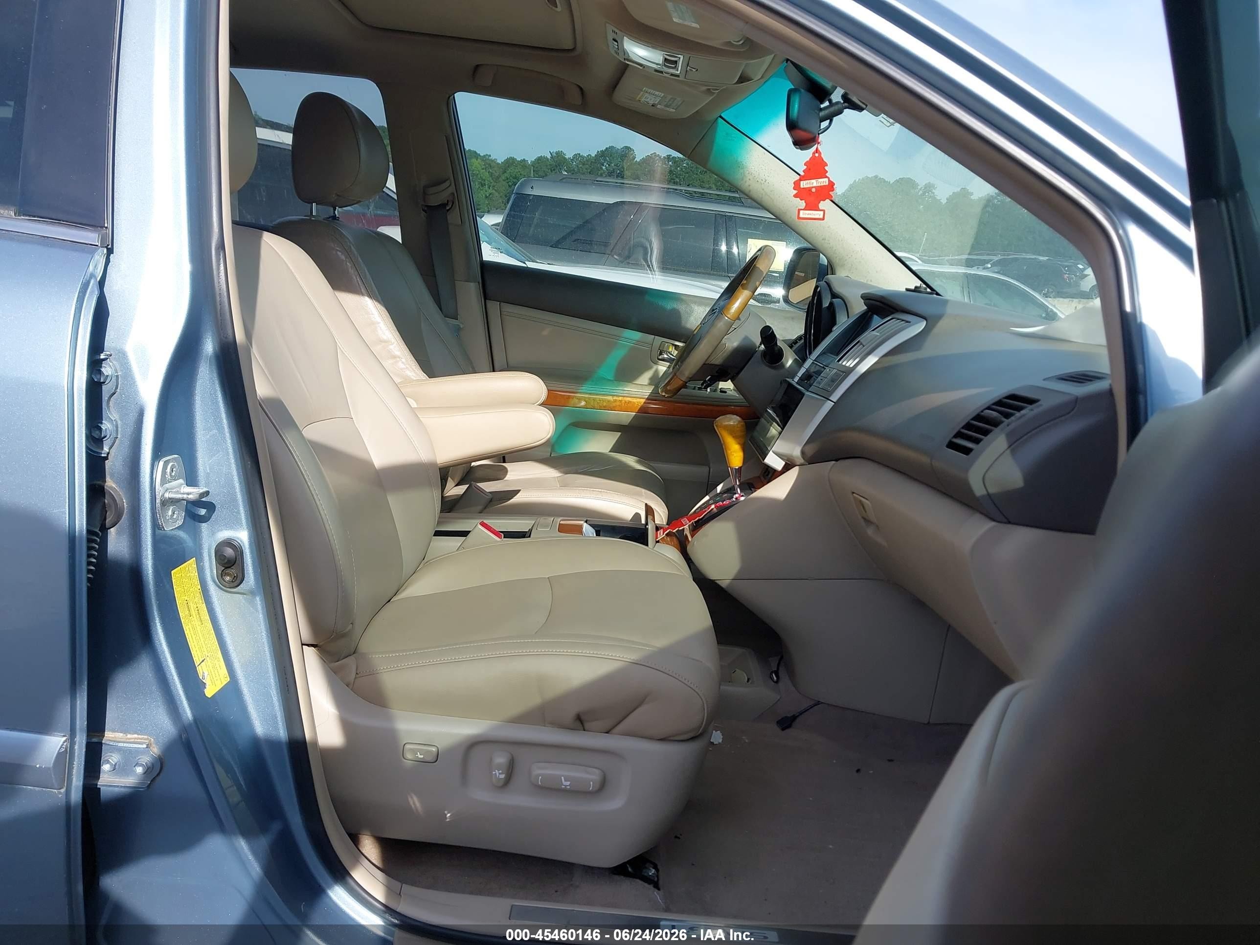 2007 Lexus Rx 350   Blue vin: 2T2GK31U47C016340