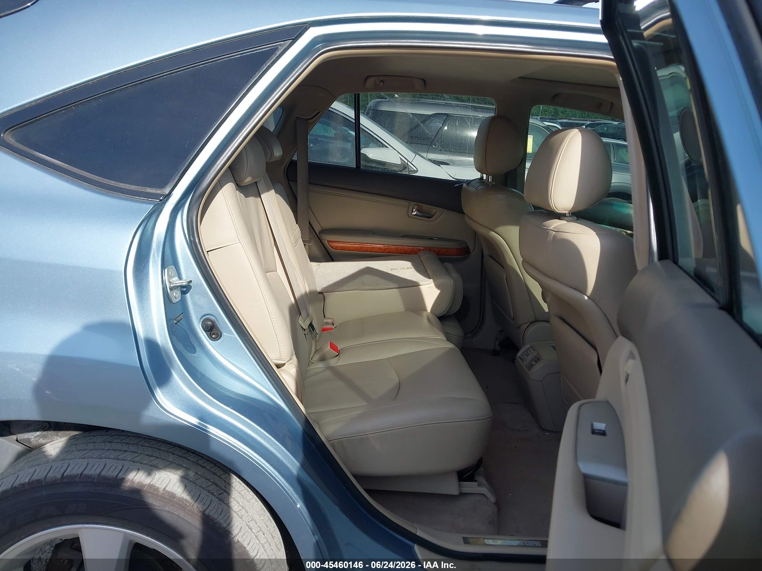 2007 Lexus Rx 350   Blue vin: 2T2GK31U47C016340