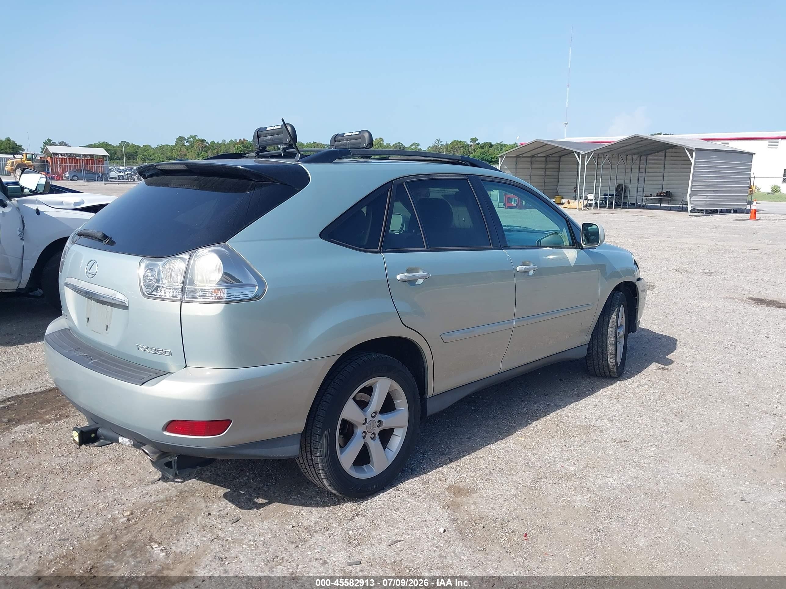 2007 Lexus Rx 350   Light Blue vin: 2T2GK31U47C022607
