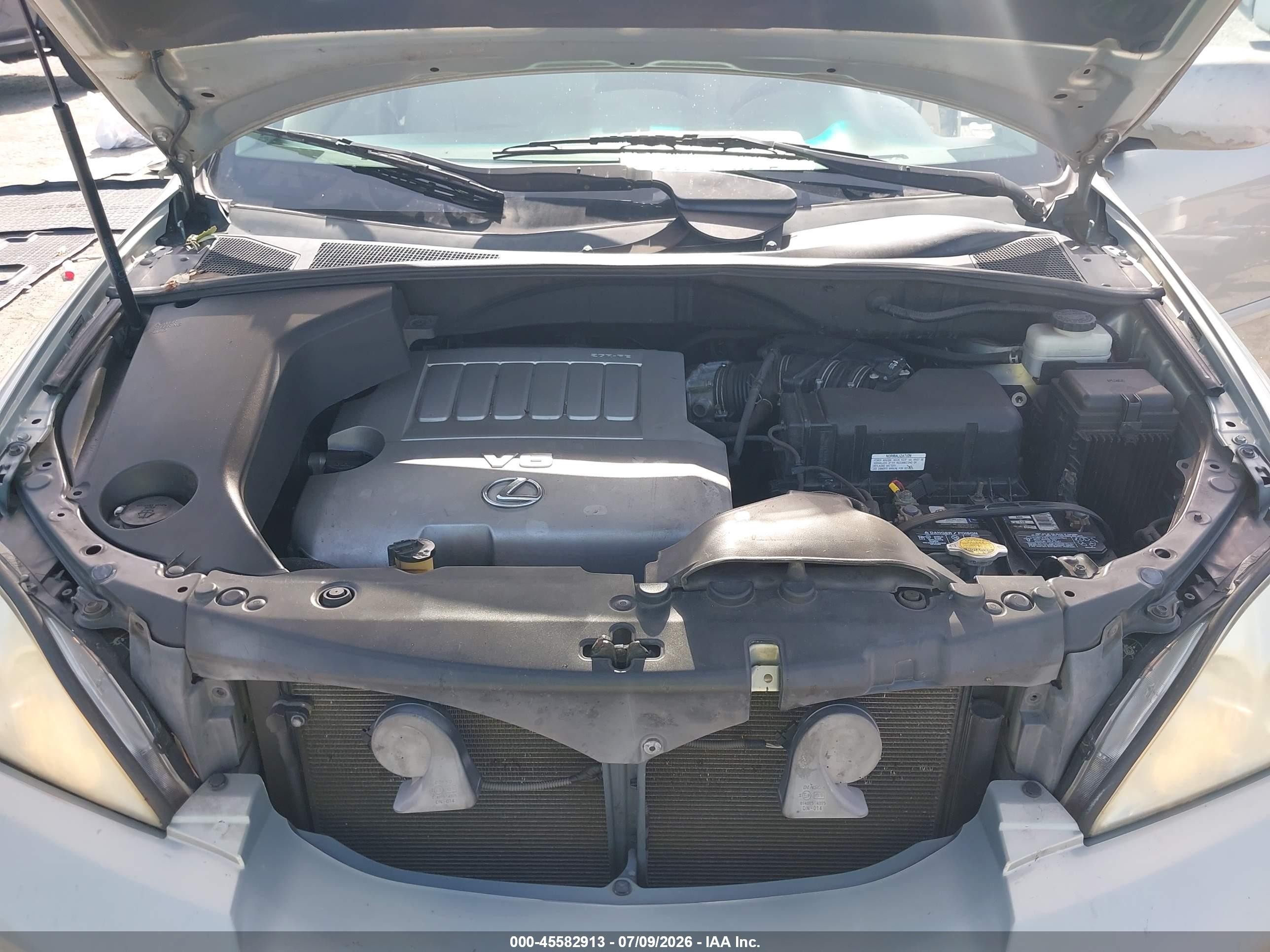 2007 Lexus Rx 350   Light Blue vin: 2T2GK31U47C022607