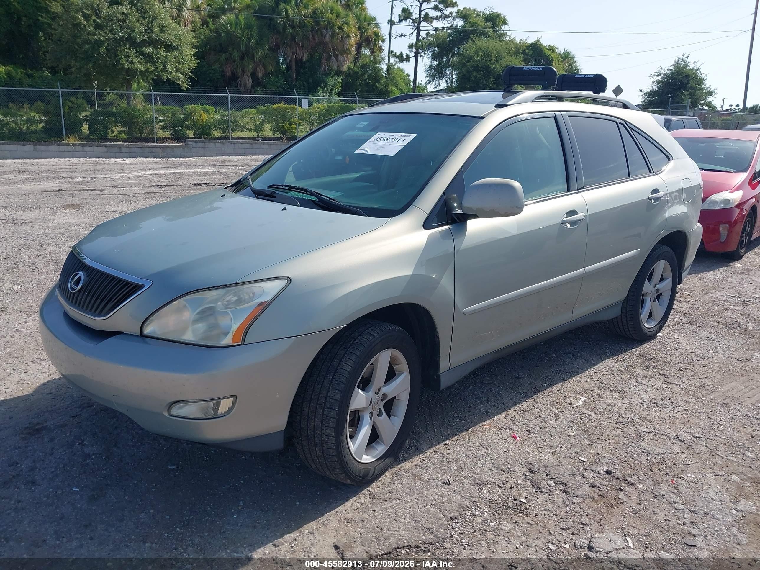 2007 Lexus Rx 350   Light Blue vin: 2T2GK31U47C022607