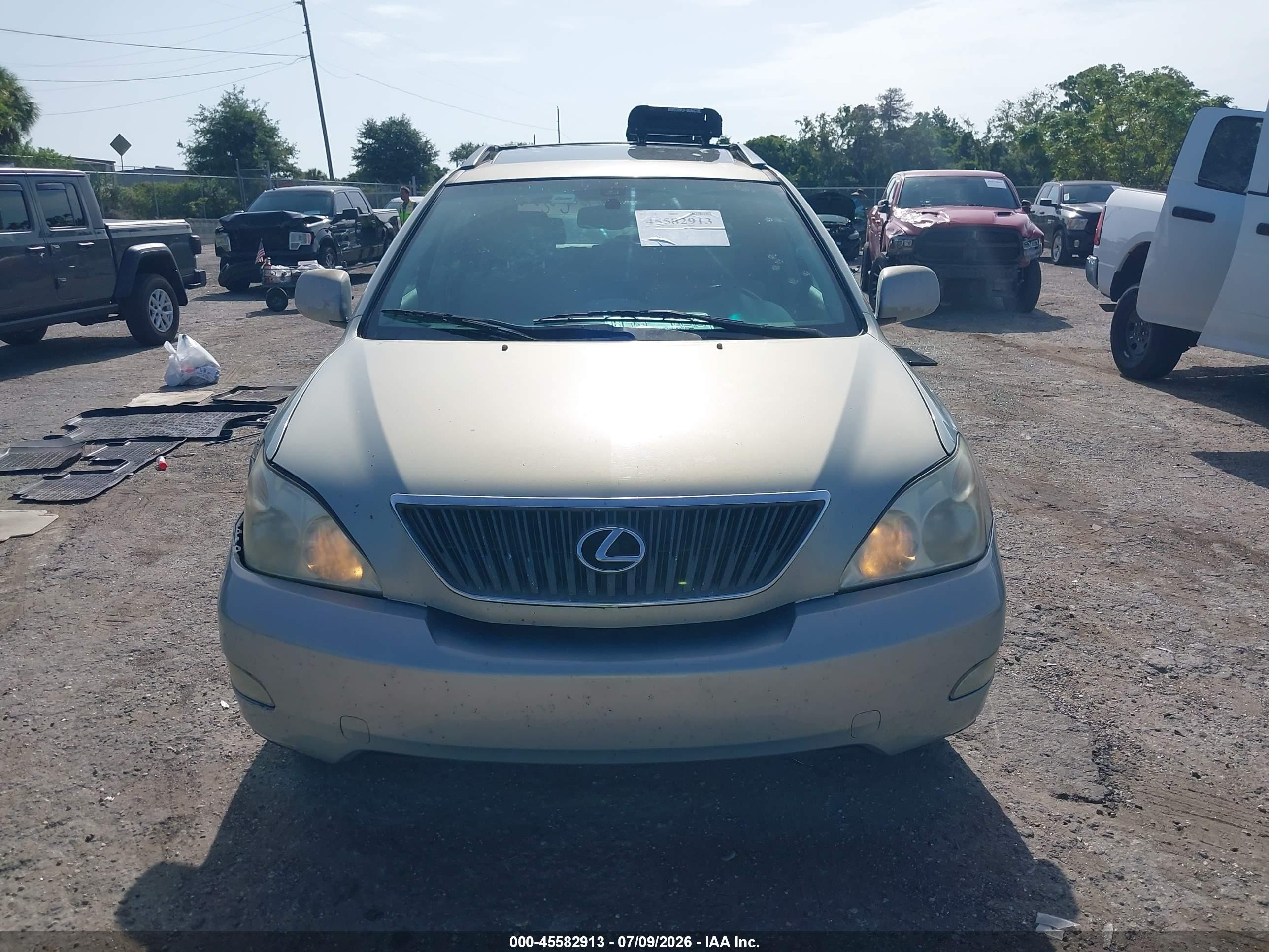 2007 Lexus Rx 350   Light Blue vin: 2T2GK31U47C022607