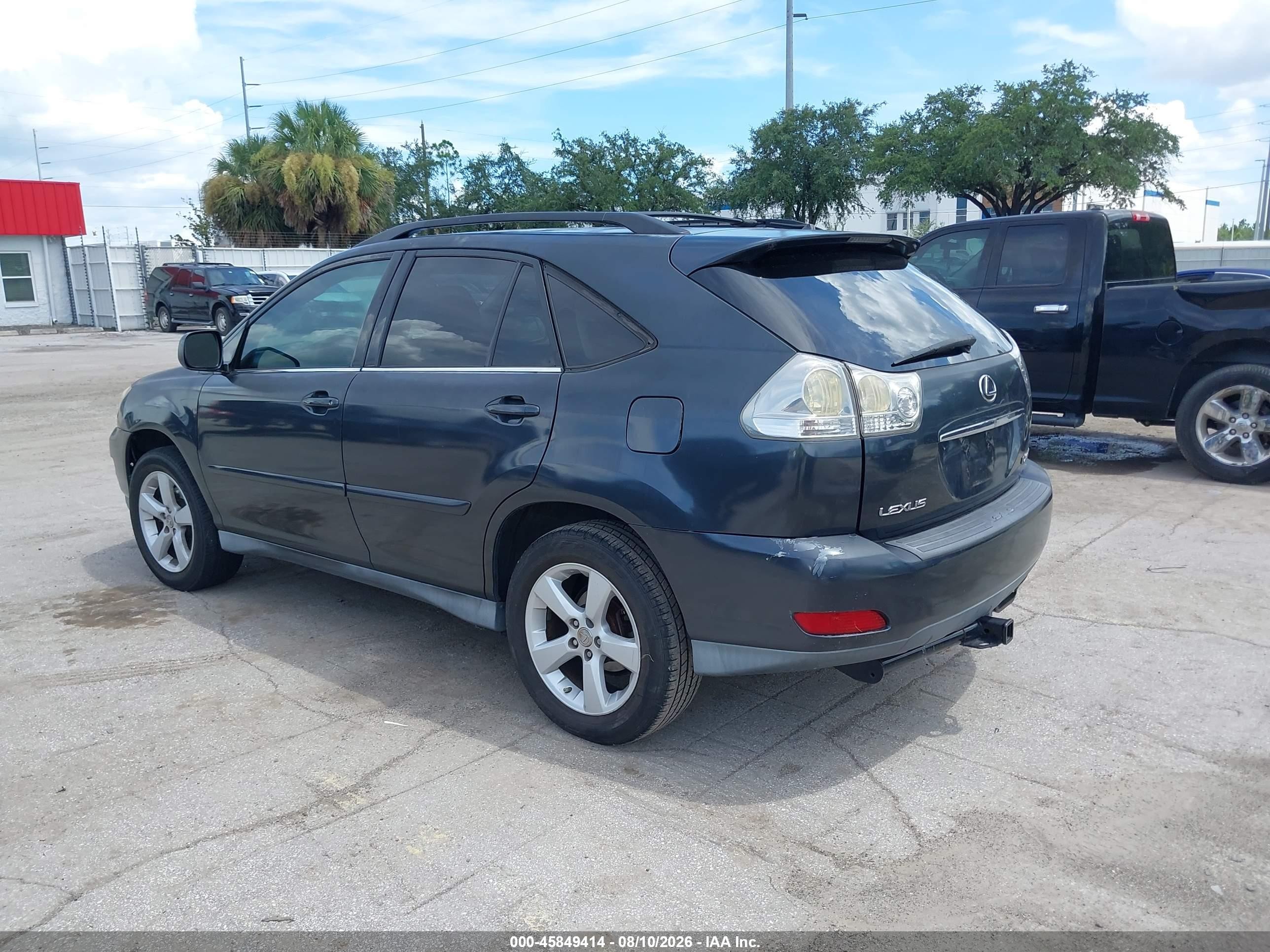 2007 Lexus Rx 350   Gray vin: 2T2GK31U47C026561