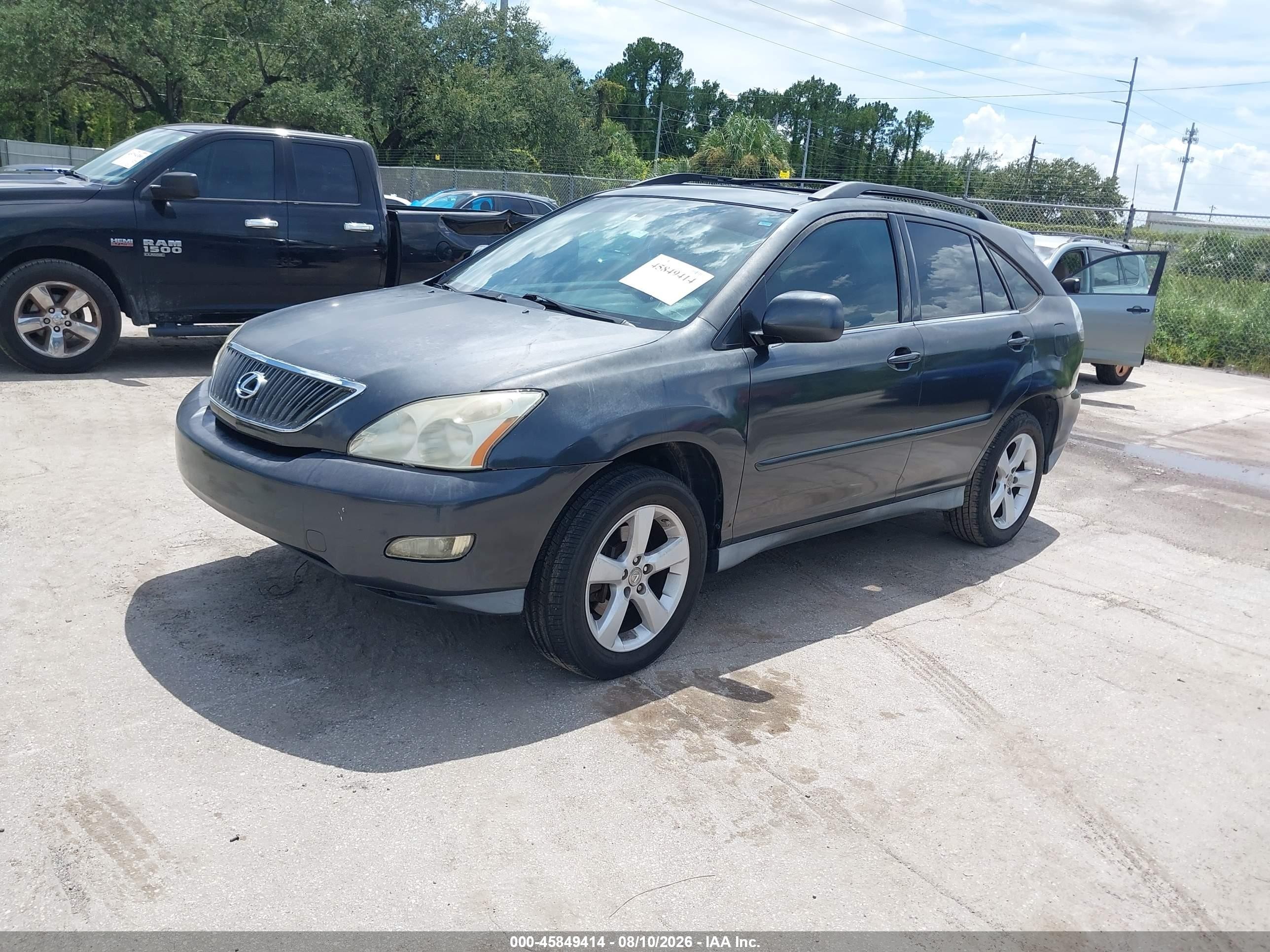 2007 Lexus Rx 350   Gray vin: 2T2GK31U47C026561