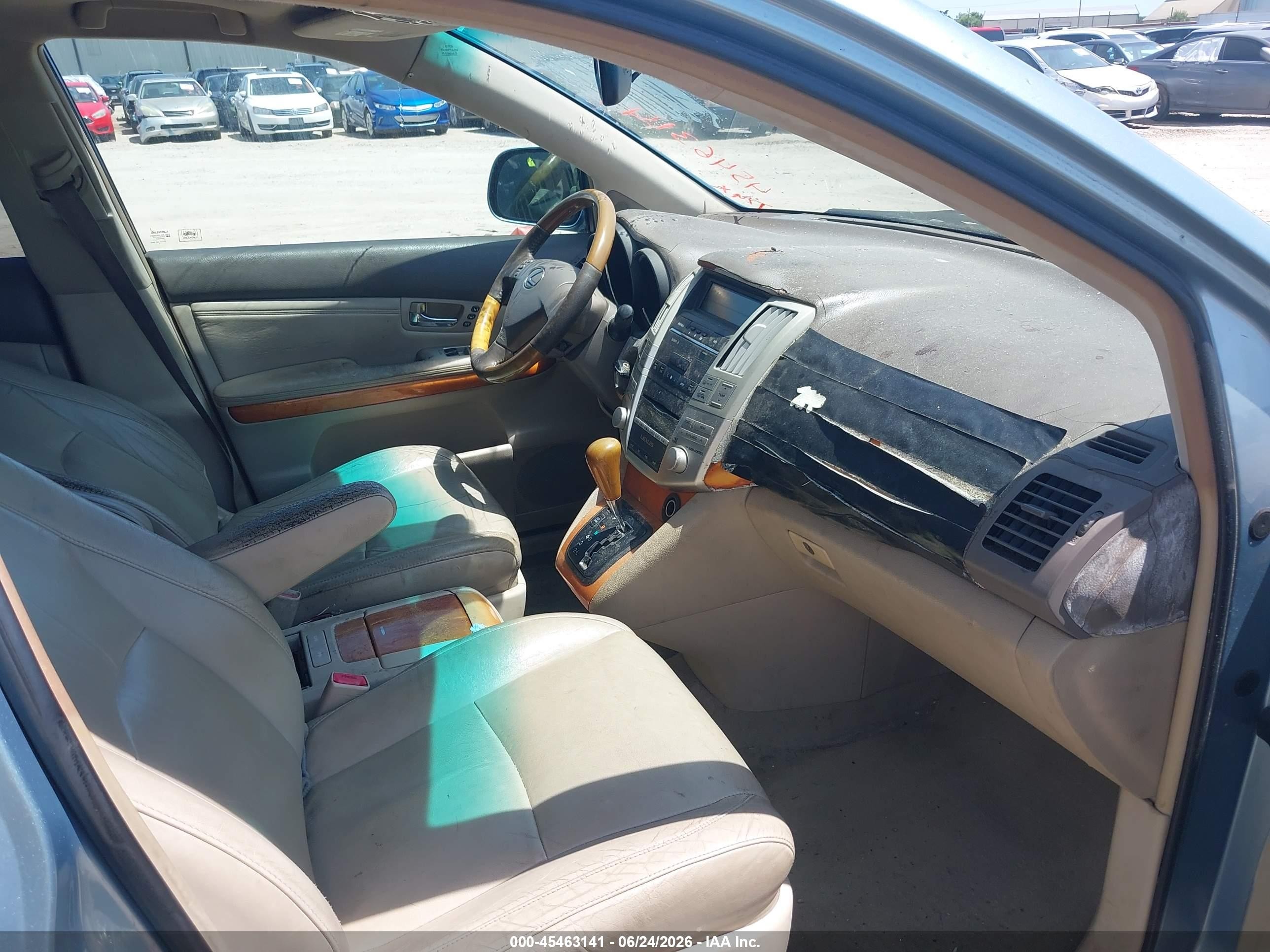 2008 Lexus Rx 350   Blue vin: 2T2GK31U48C038145