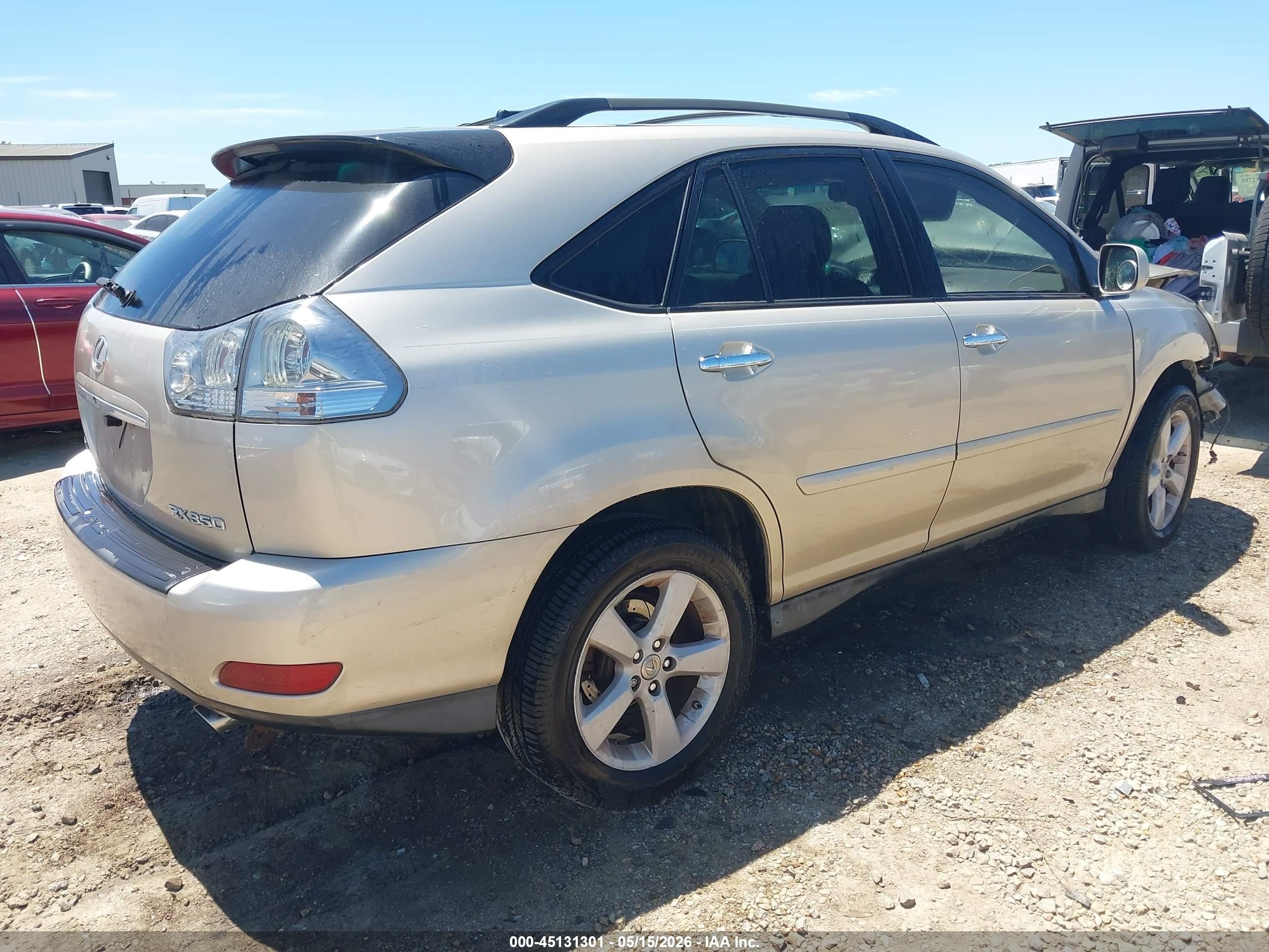 2008 Lexus Rx 350 Gold vin: 2T2GK31U48C040252